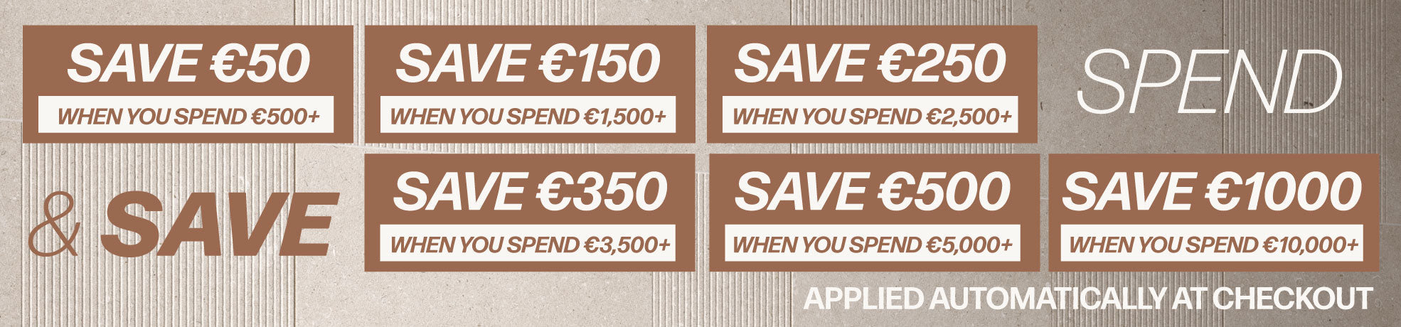 Up to 60% Tiles