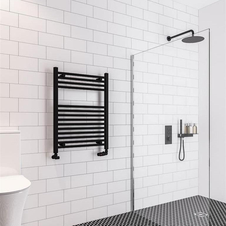 Madrid All Electric Heated Towel Rail - Matt Black