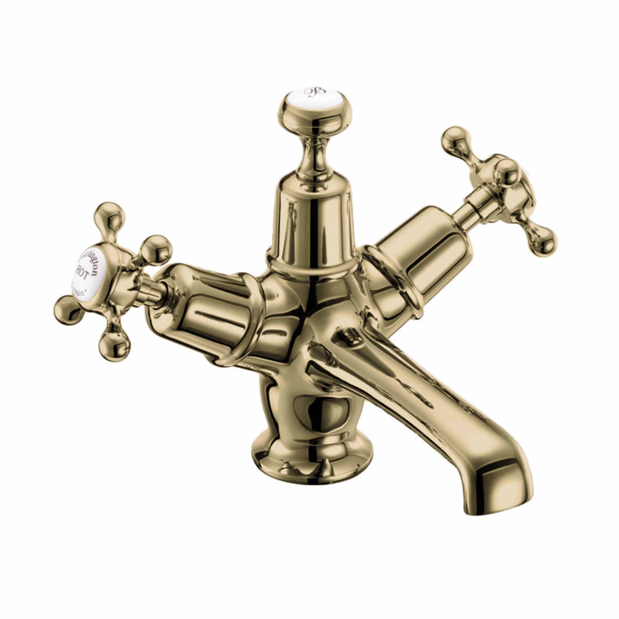 Burlington Claremont Basin Mixer With High Central Indice Gold