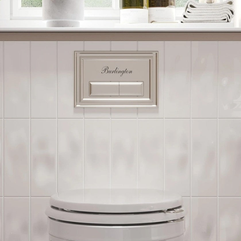 Burlington Traditional Flush Plate For Concealed Cistern