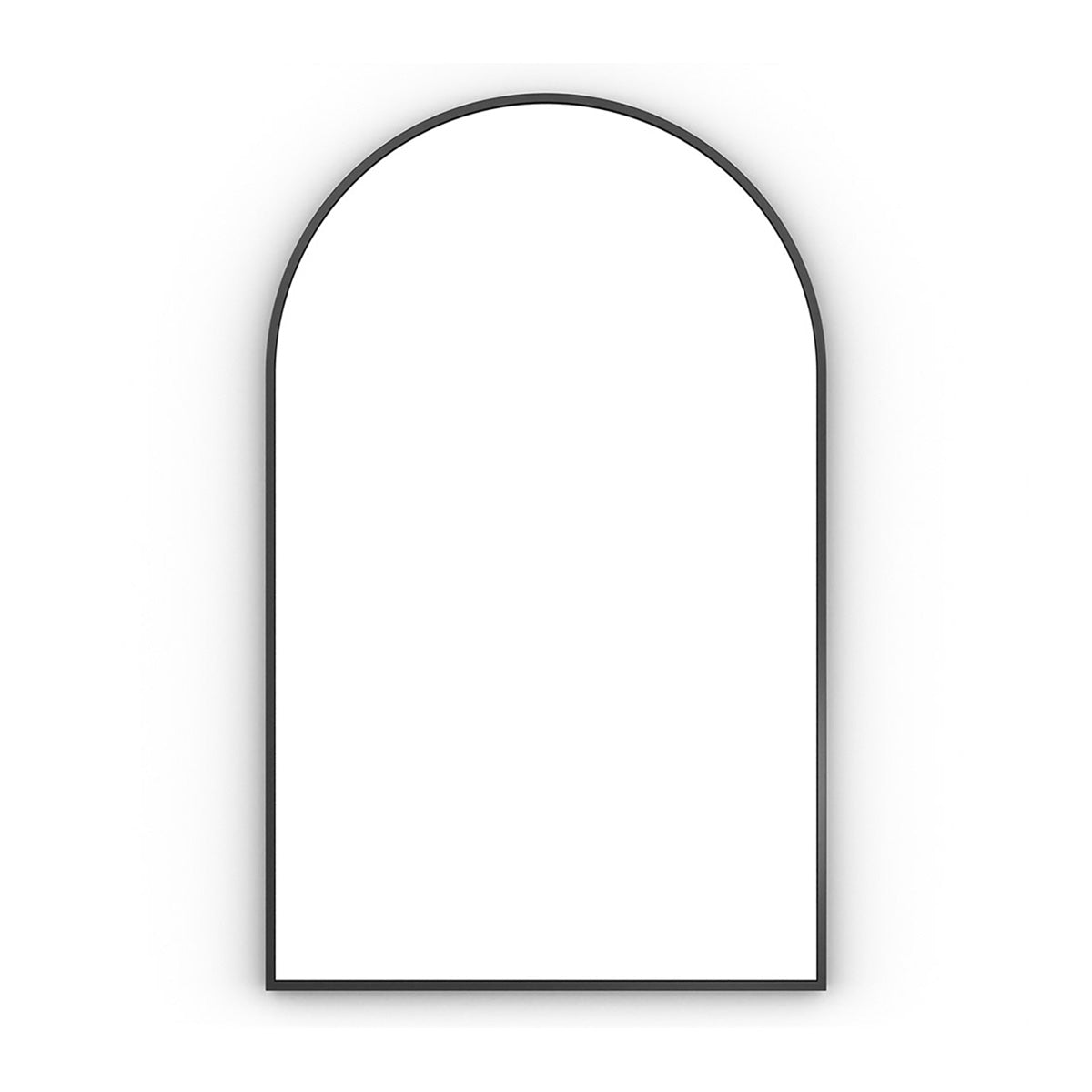 Harbour Arch Mirror Matt Black 50x80cm lifestyle deluxe bathrooms ireland