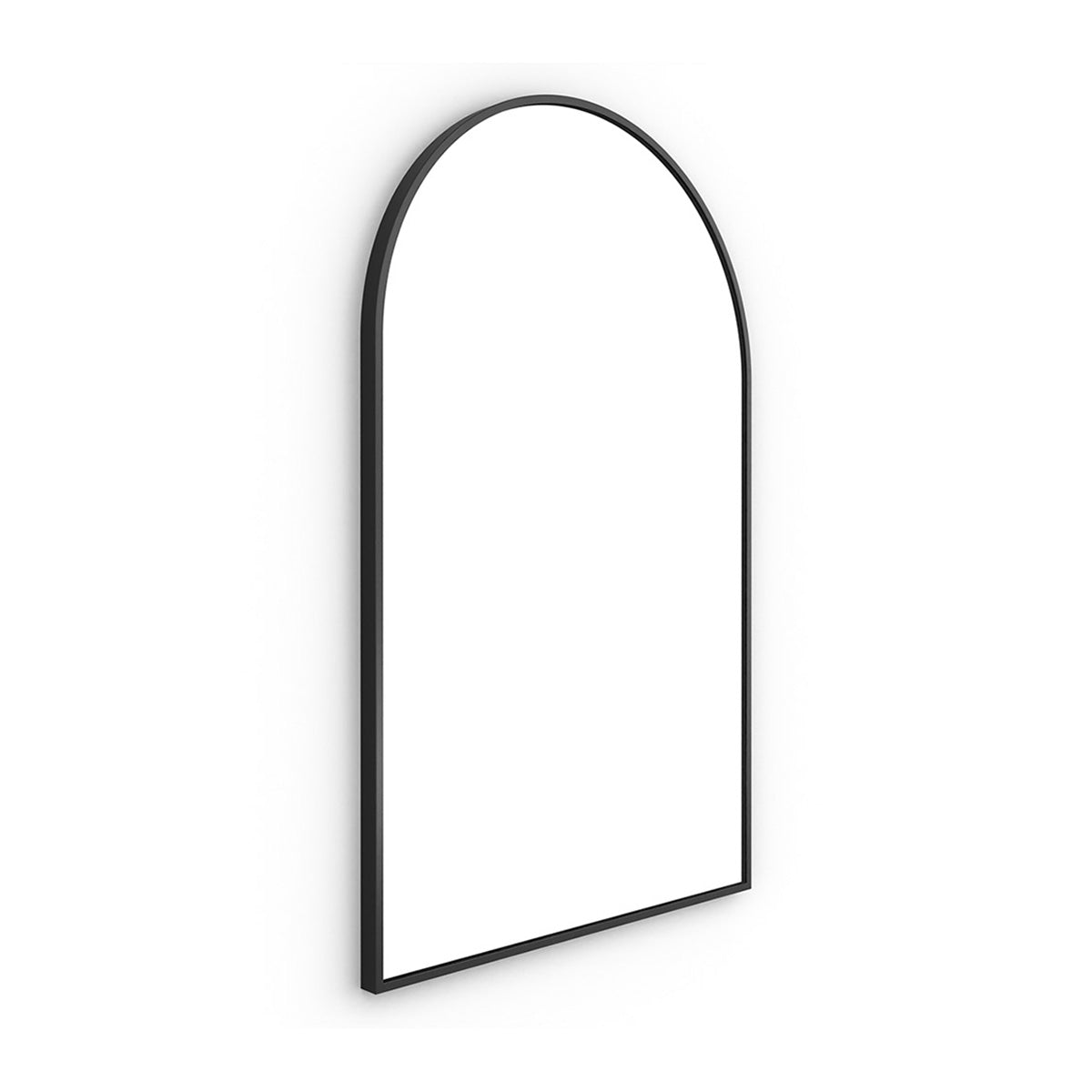Harbour Arch Mirror Matt Black 50x80cm lifestyle deluxe bathrooms ireland