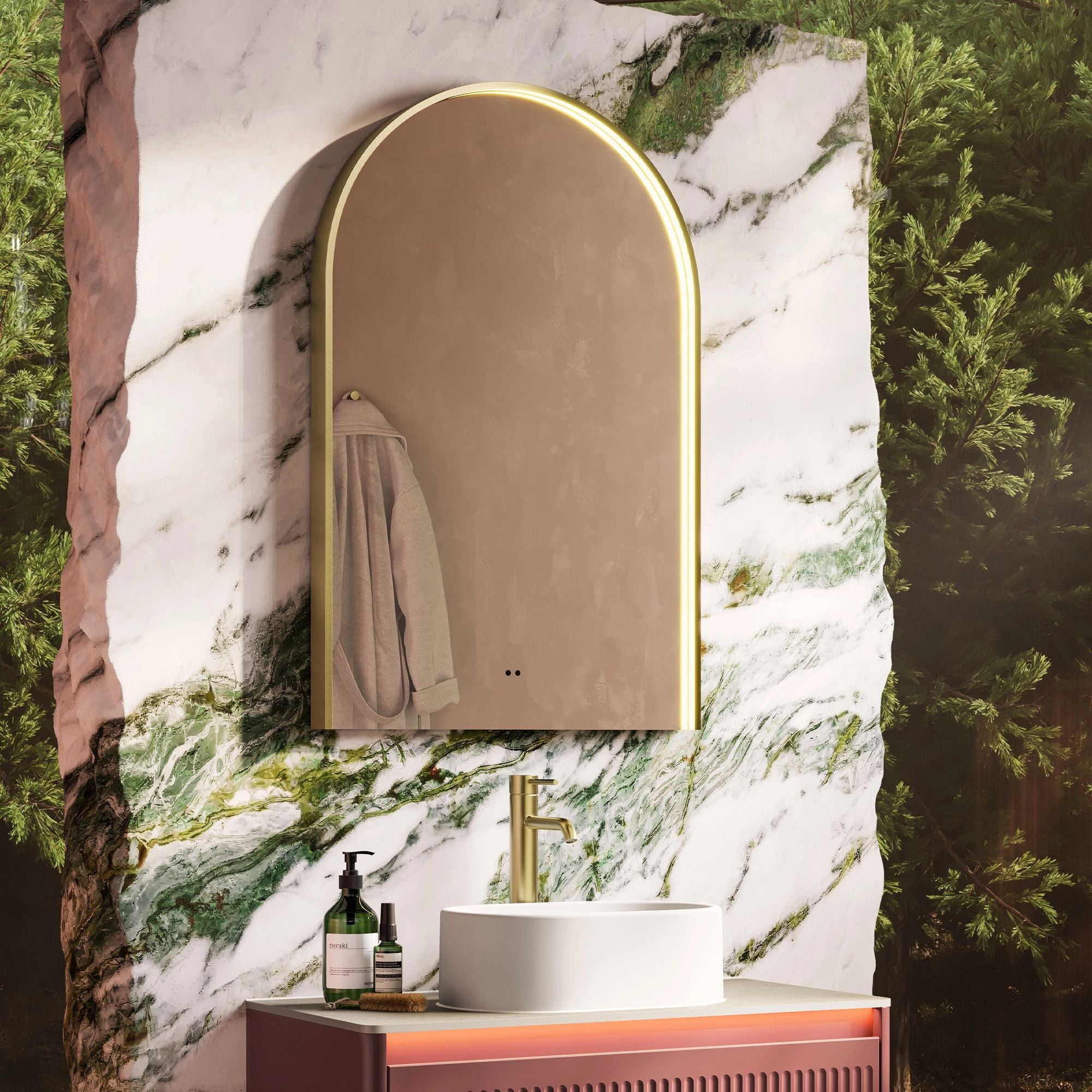 HiB Nova Arch LED Bathroom Mirror