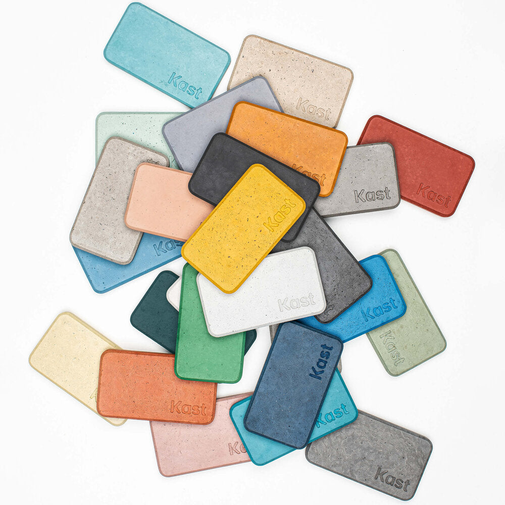 Kast Rue Wall-Mounted Concrete Basin Patterned