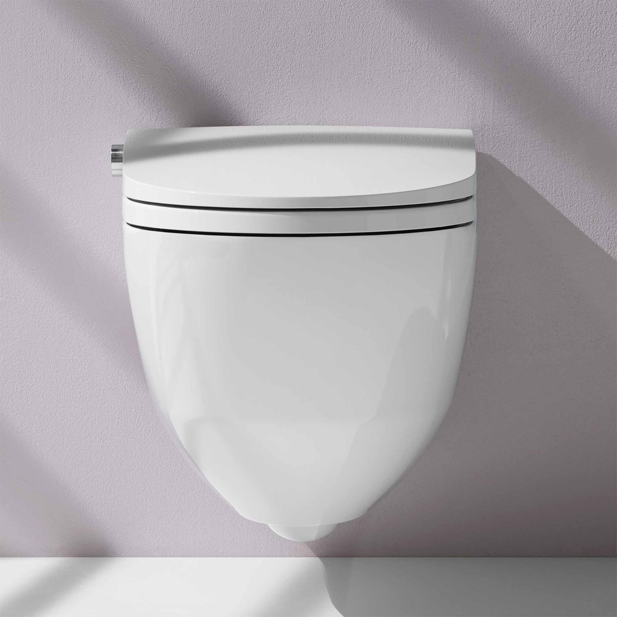 Laufen Cleanet Riva Rimless Wall Hung WC Pan Gloss White