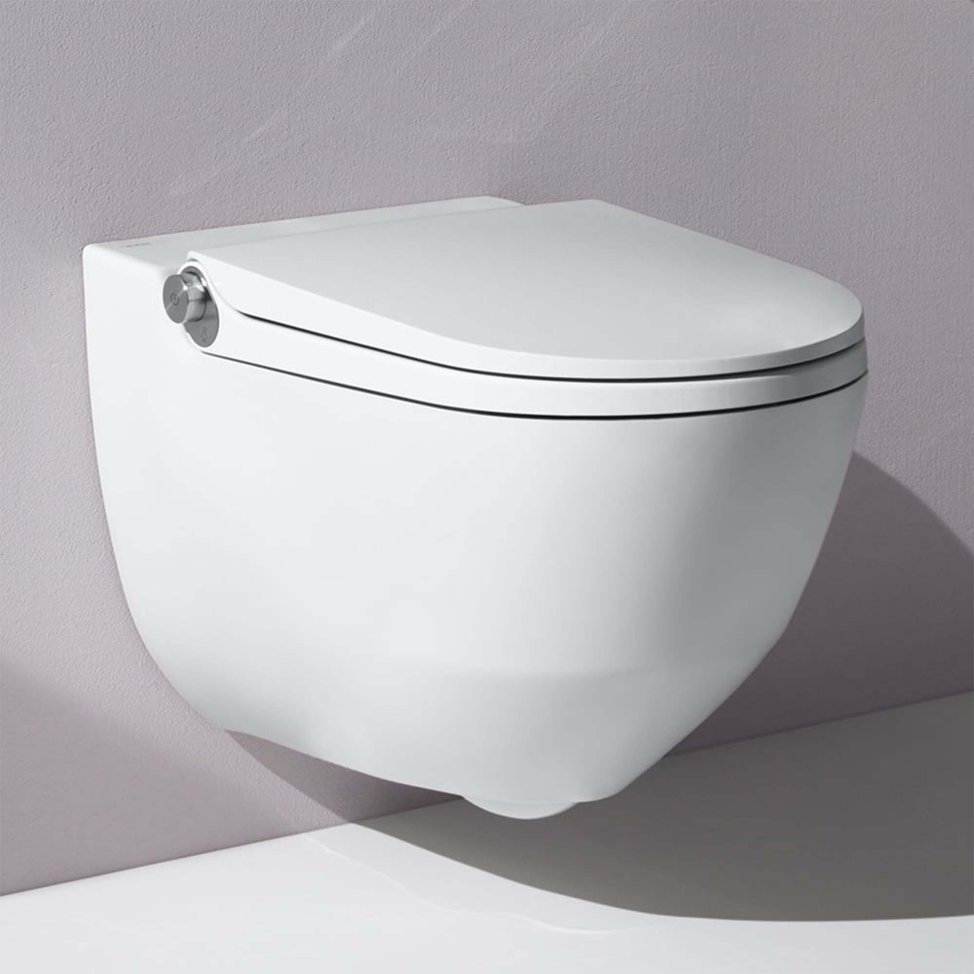 Laufen Cleanet Riva Rimless Wall Hung WC Pan Matt White