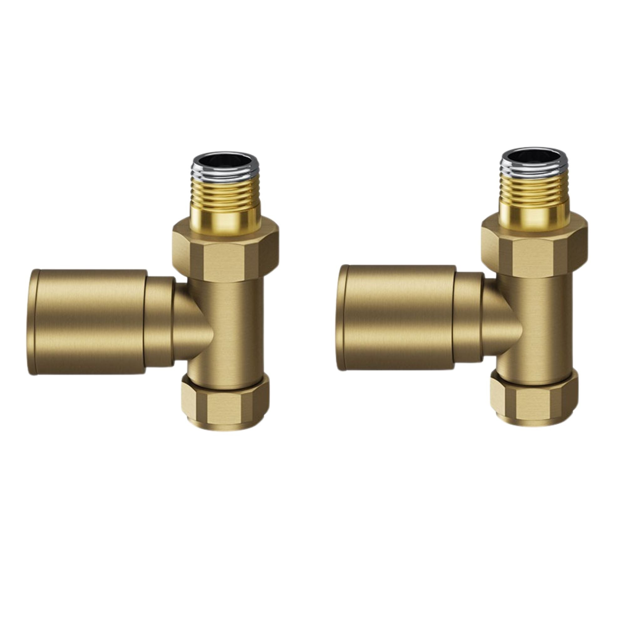 Madrid Round Straight Radiator Valves