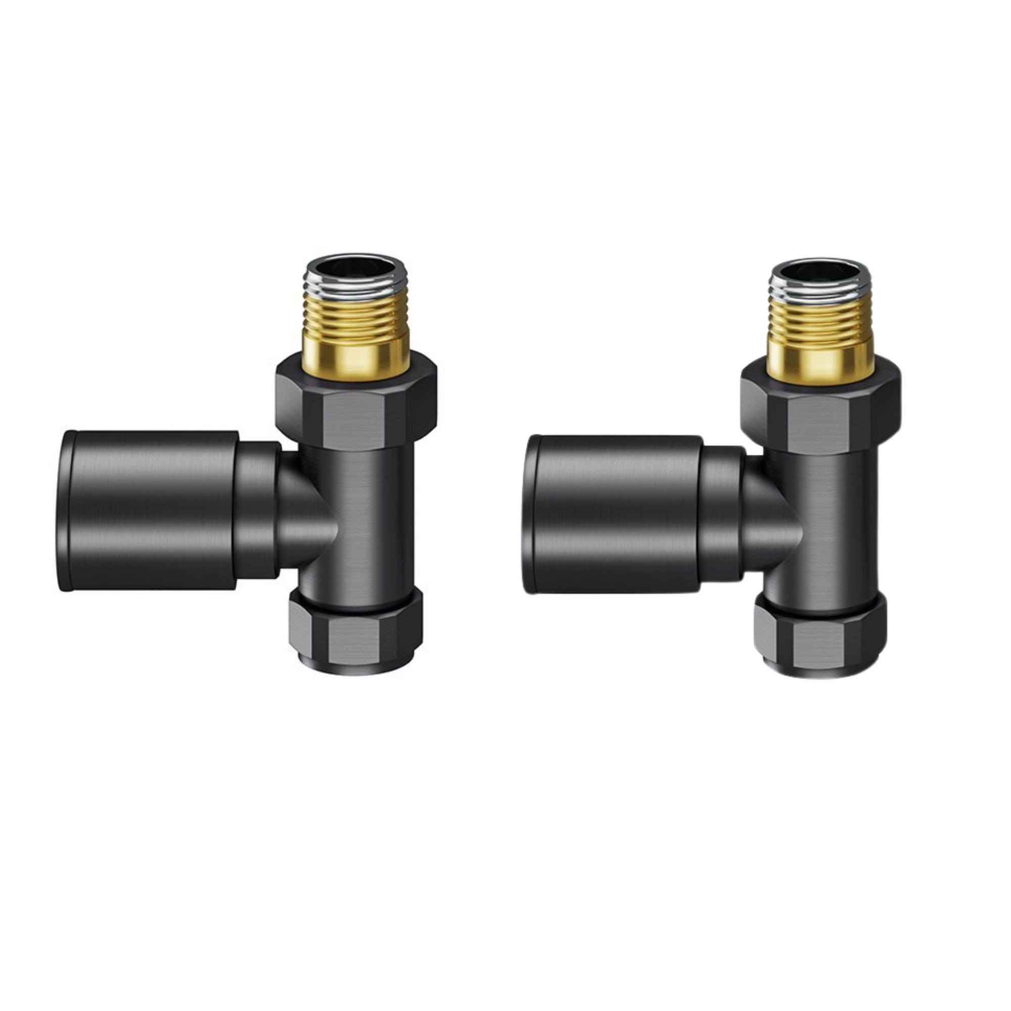 Madrid Round Straight Radiator Valves