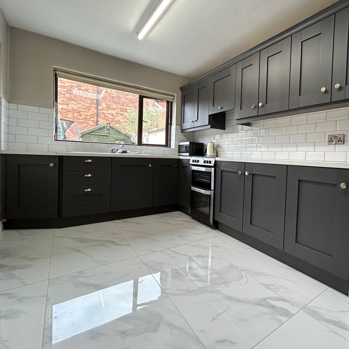 Marmi Bianco Supremo Marble Effect Porcelain Tile 60x120cm Polished