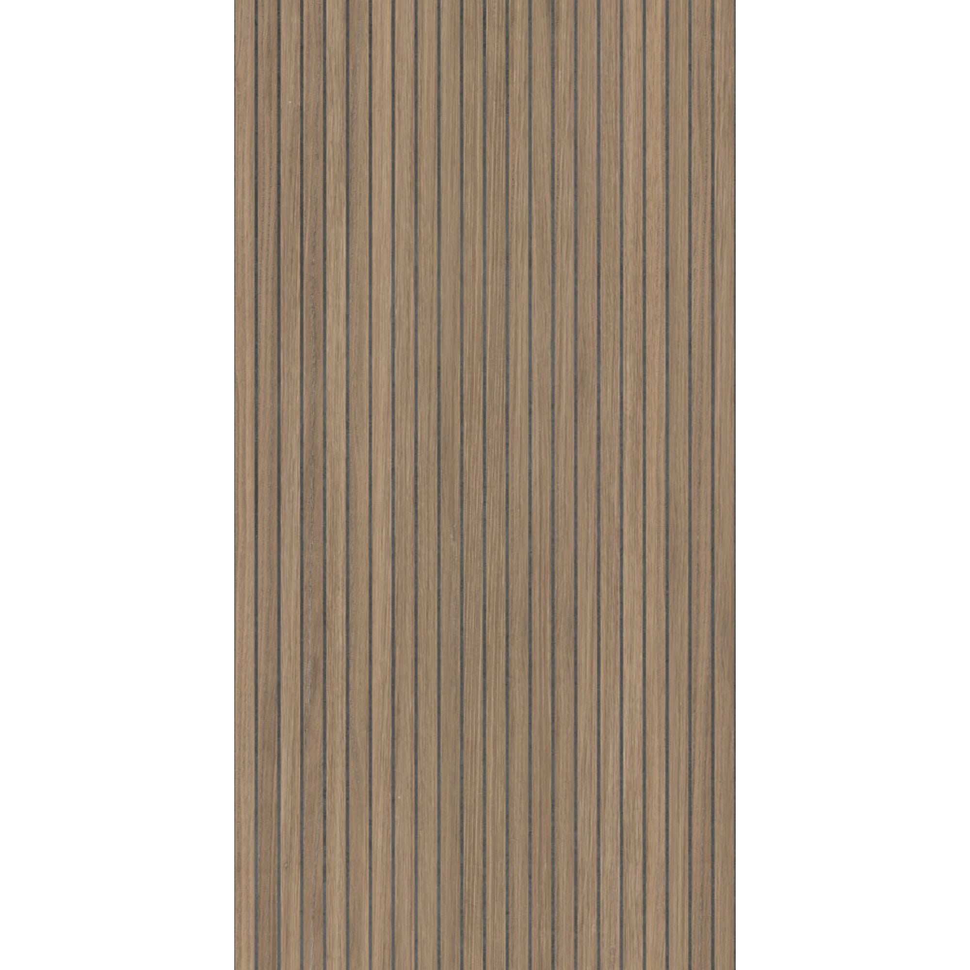 Nordic Teak Slat Decor Wood Effect Porcelain Tile 60x120cm Matt