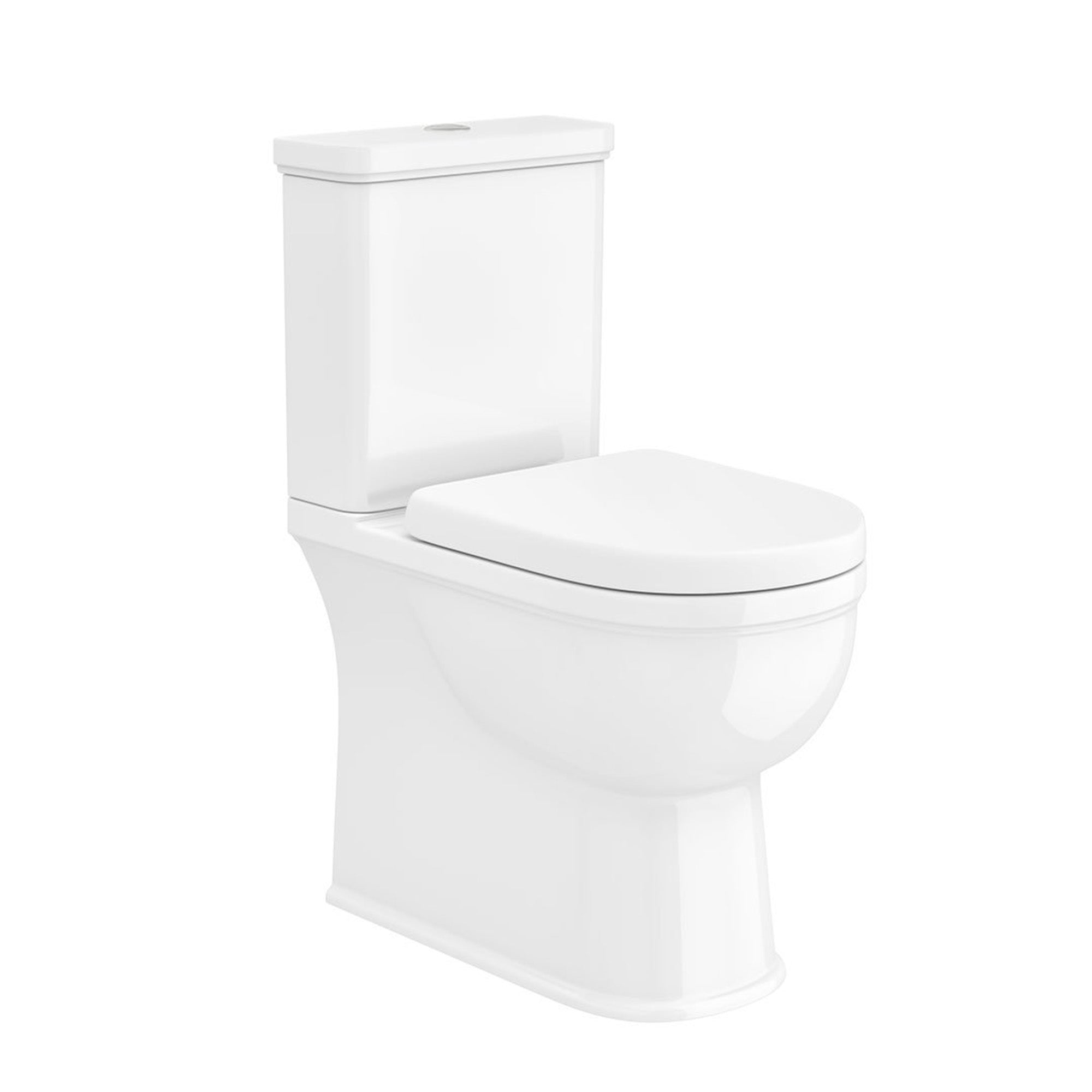 Shrewsbury Rimless Close Coupled Comfort Height Toilet