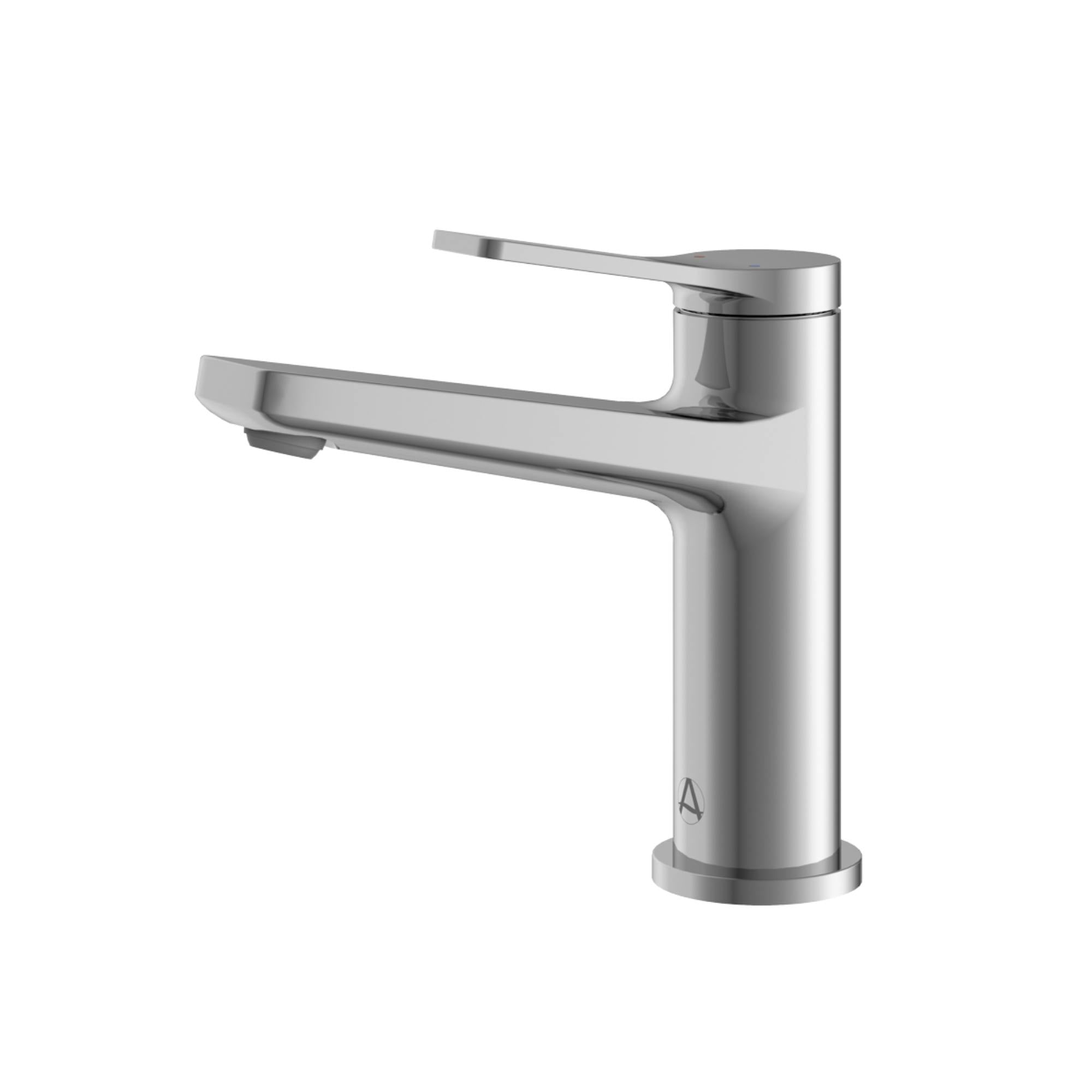 Agora Basin Mixer Tap with Click-Clack Waste in chrome Deluxe bathrooms ireland
