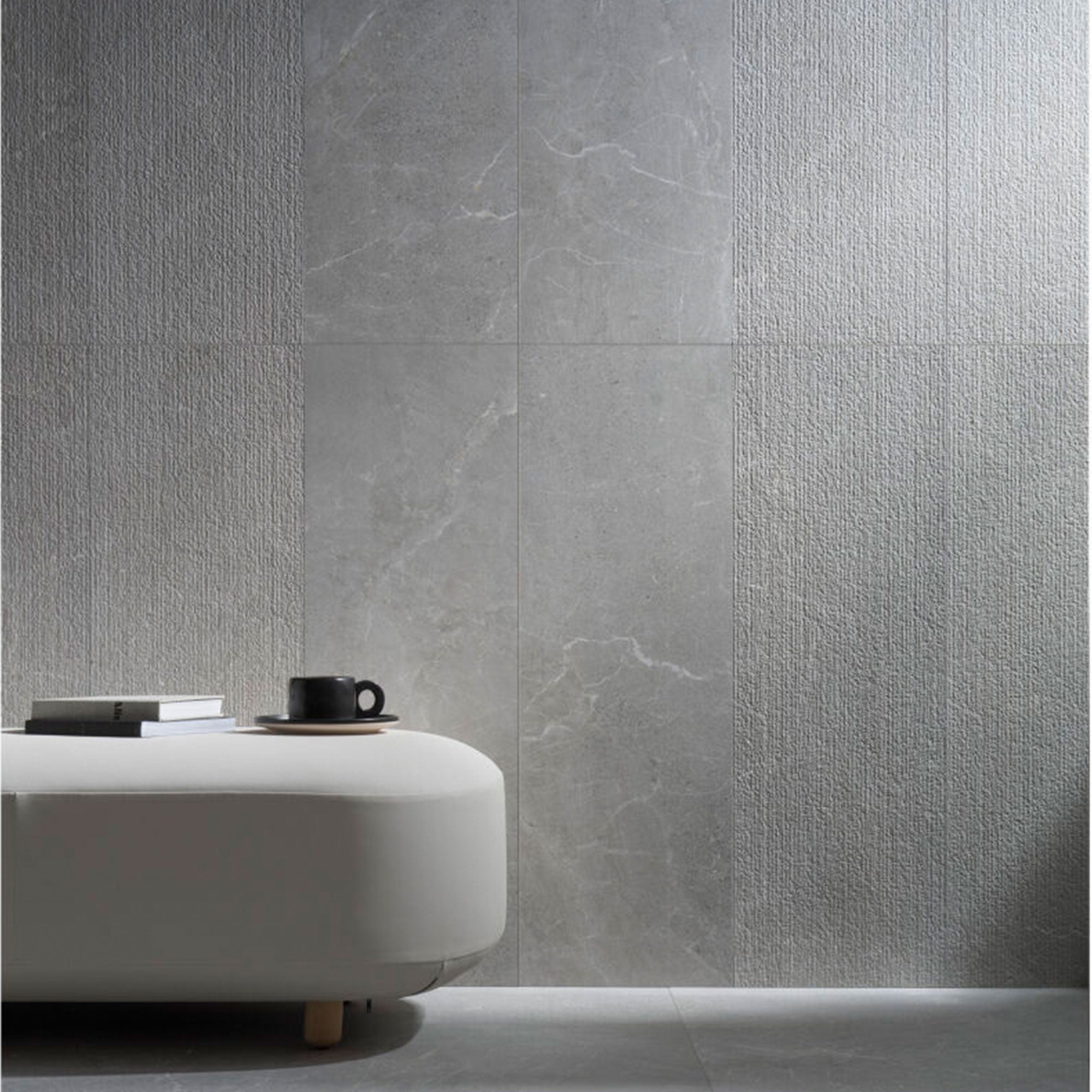 Alchemy Iron Marble Effect Wall Tile 33x100cm Matt