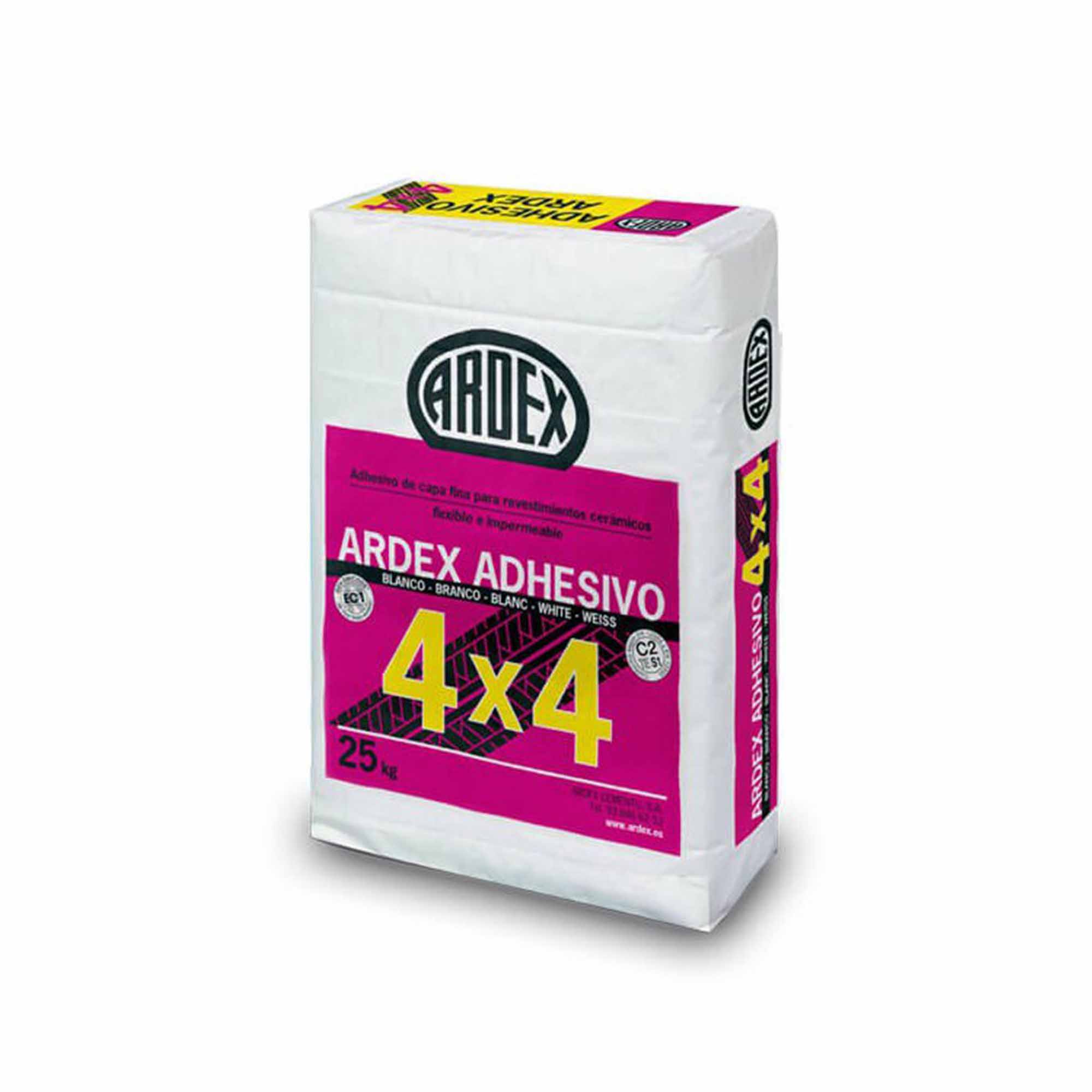 ardex 4x4 multi purpose thin film flexible cement based adhesive blanco cream