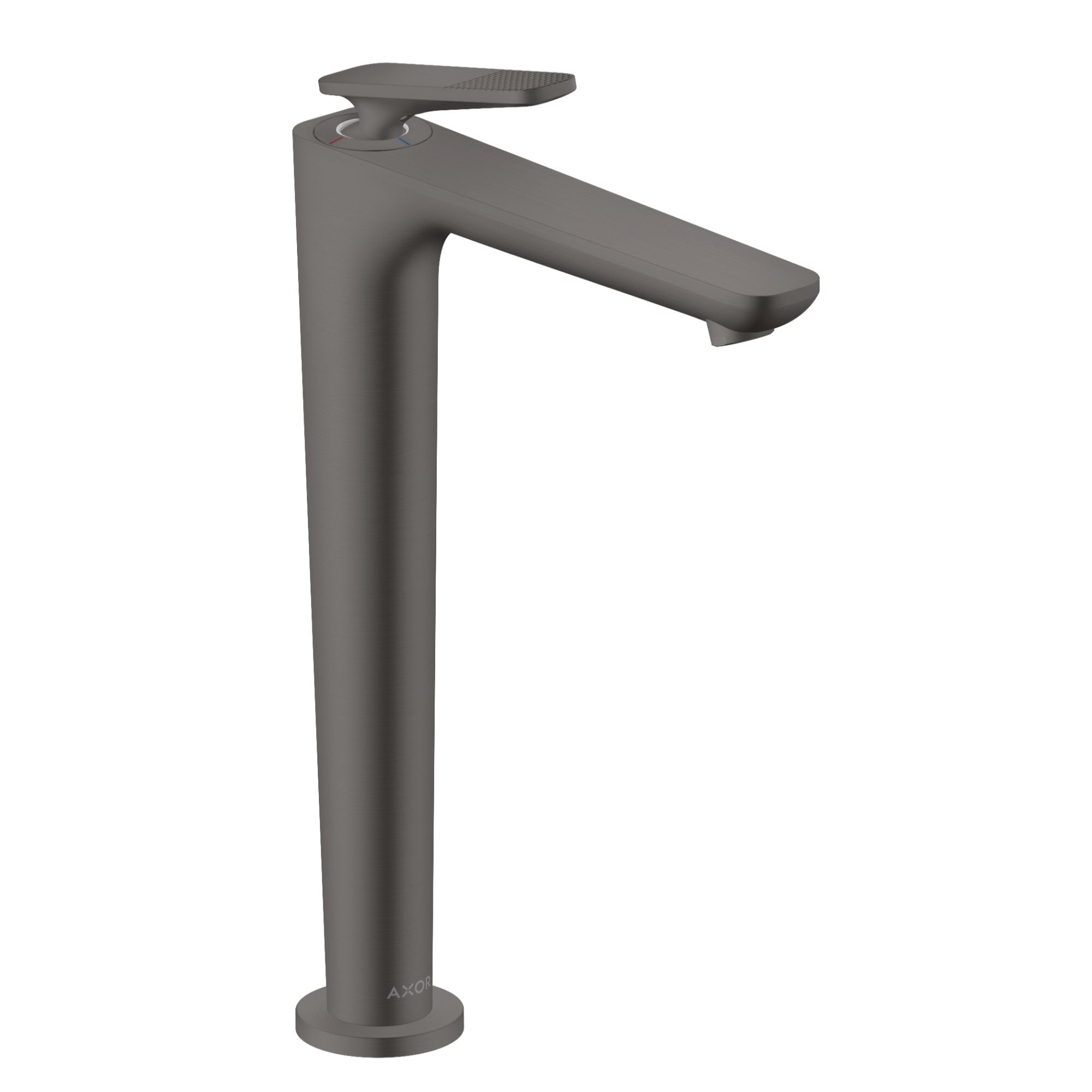 Axor Citterio C 250 Tall Basin Mixer Tap With Waste Cubic Cut Brushed Black Chrome