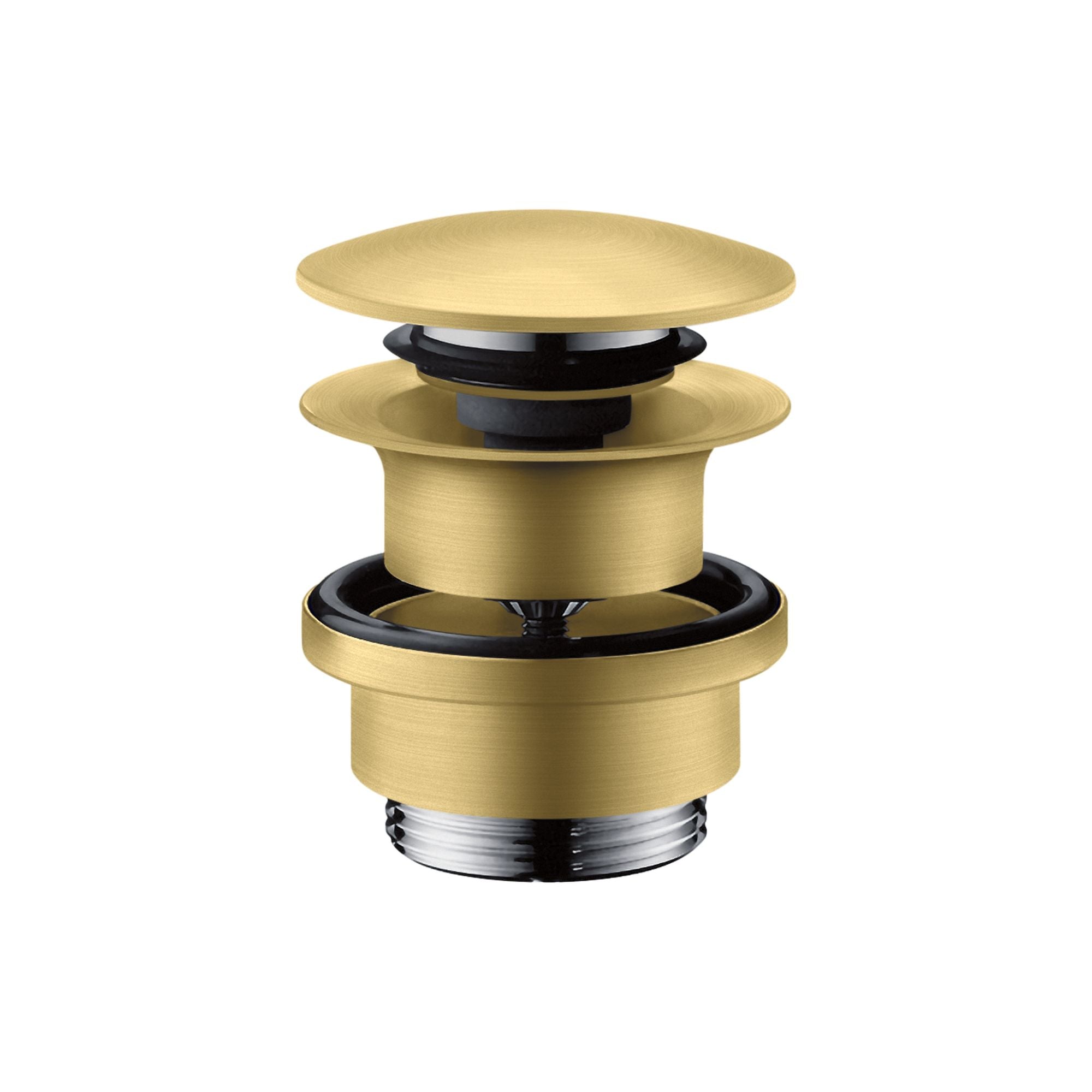 Axor Click-Clack Push Button Basin Waste Brushed Brass
