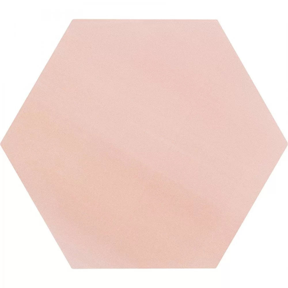 Deluxe Lilypad Base Rosa Hex Porcelain Tile 23x20cm Matt
