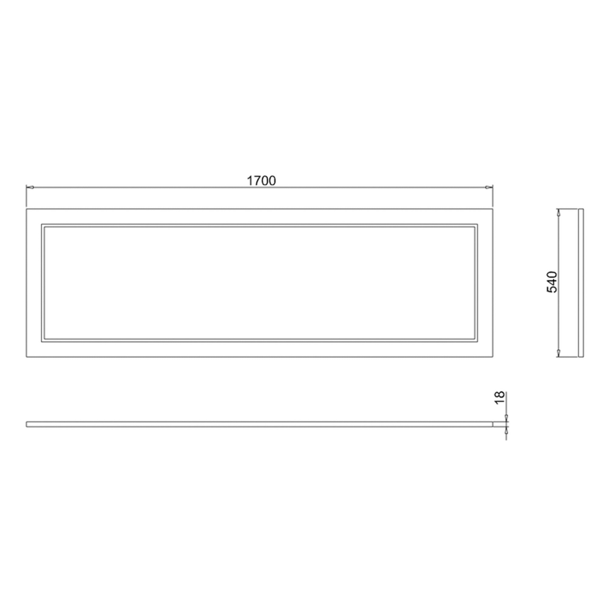 burlington arundel 1700 front bath panel