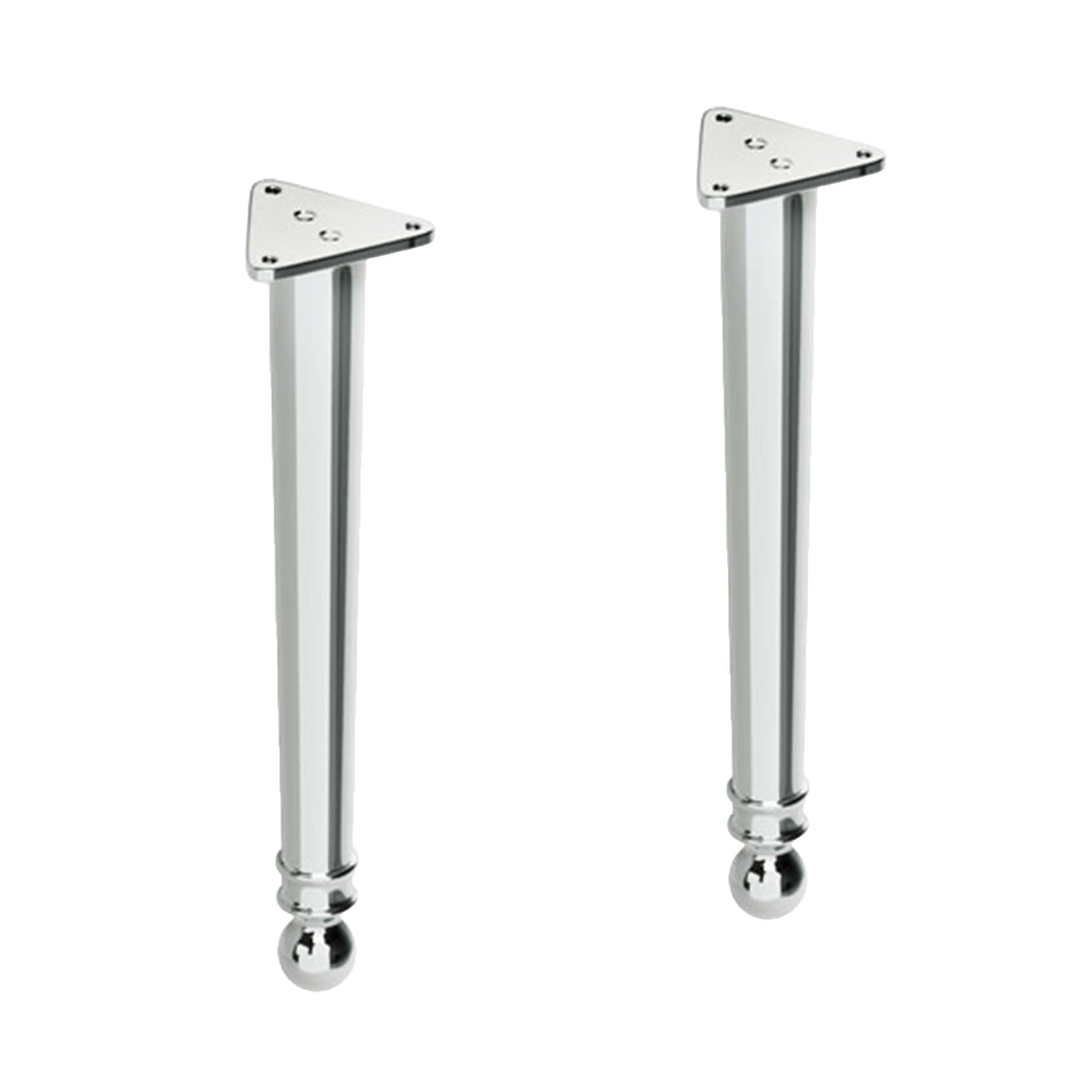 burlington chalfont vanity unit legs chrome