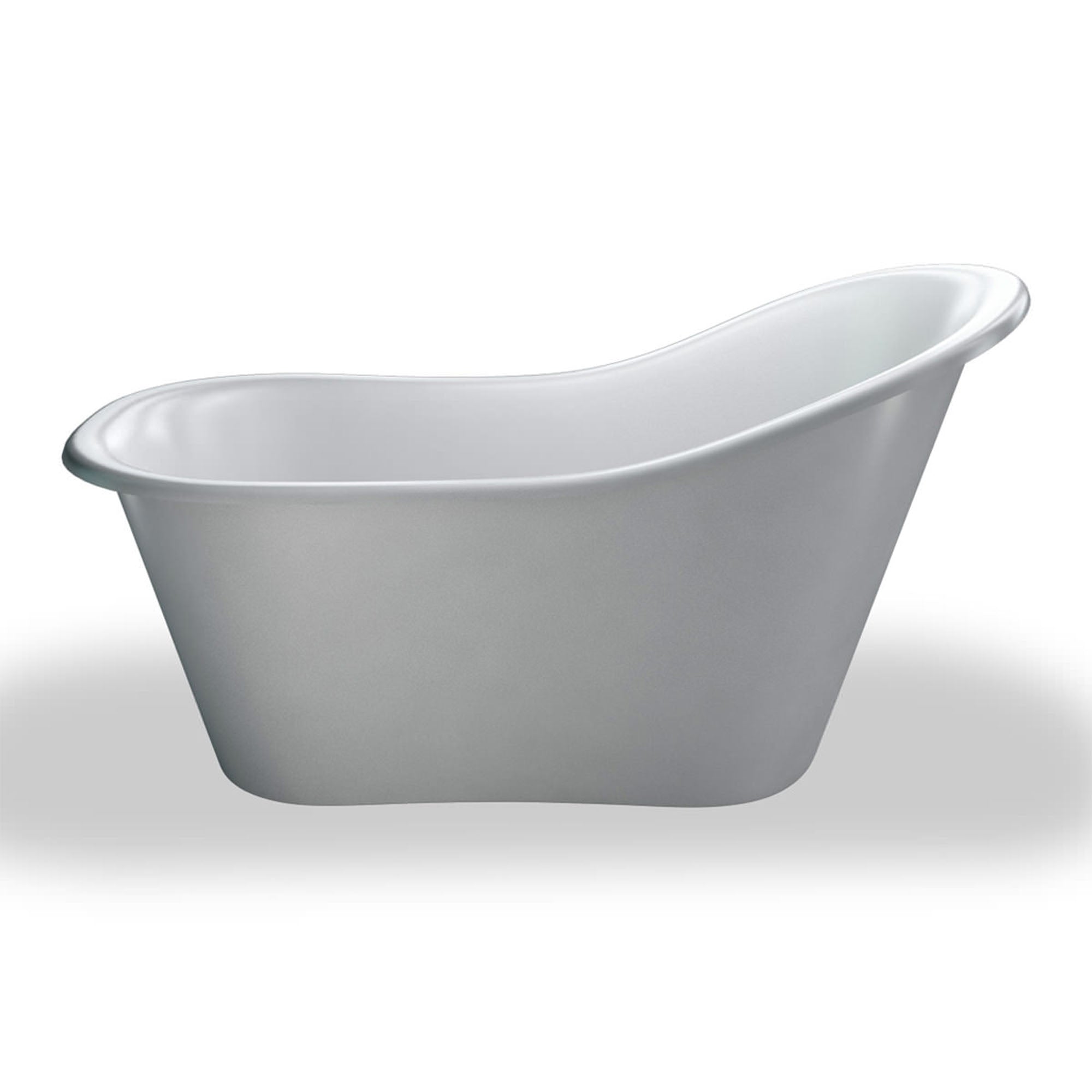 burlington emperor freestanding slipper bath acrylic
