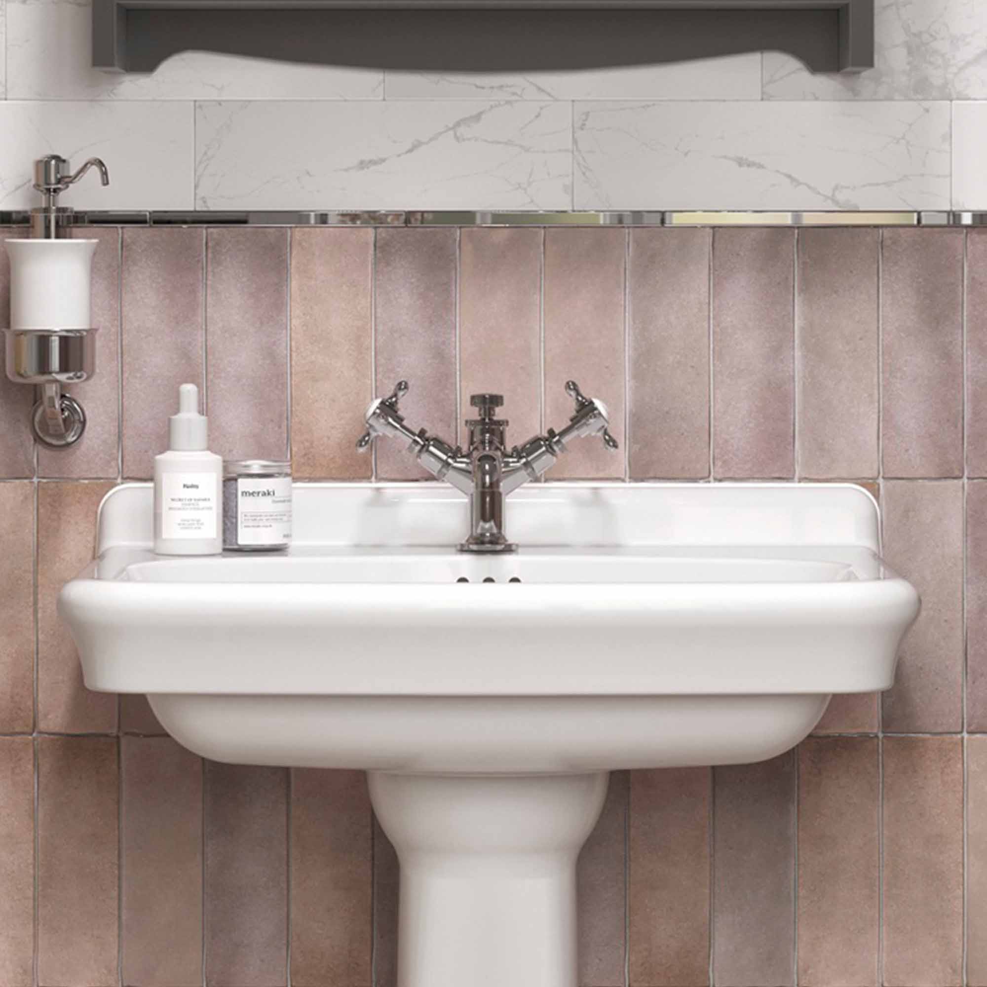 burlington guild basin mixer tap mono chrome