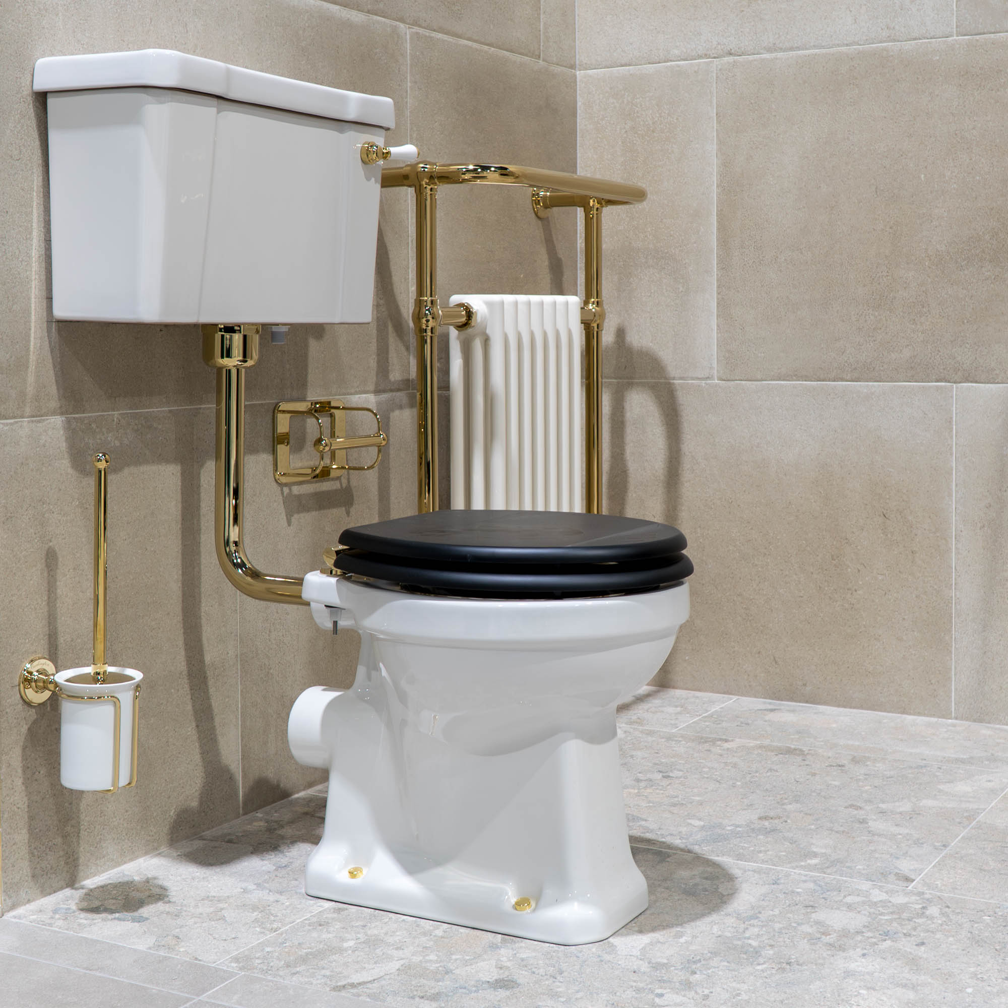Burlington Low-Level Toilet With Standard WC Pan Traditional