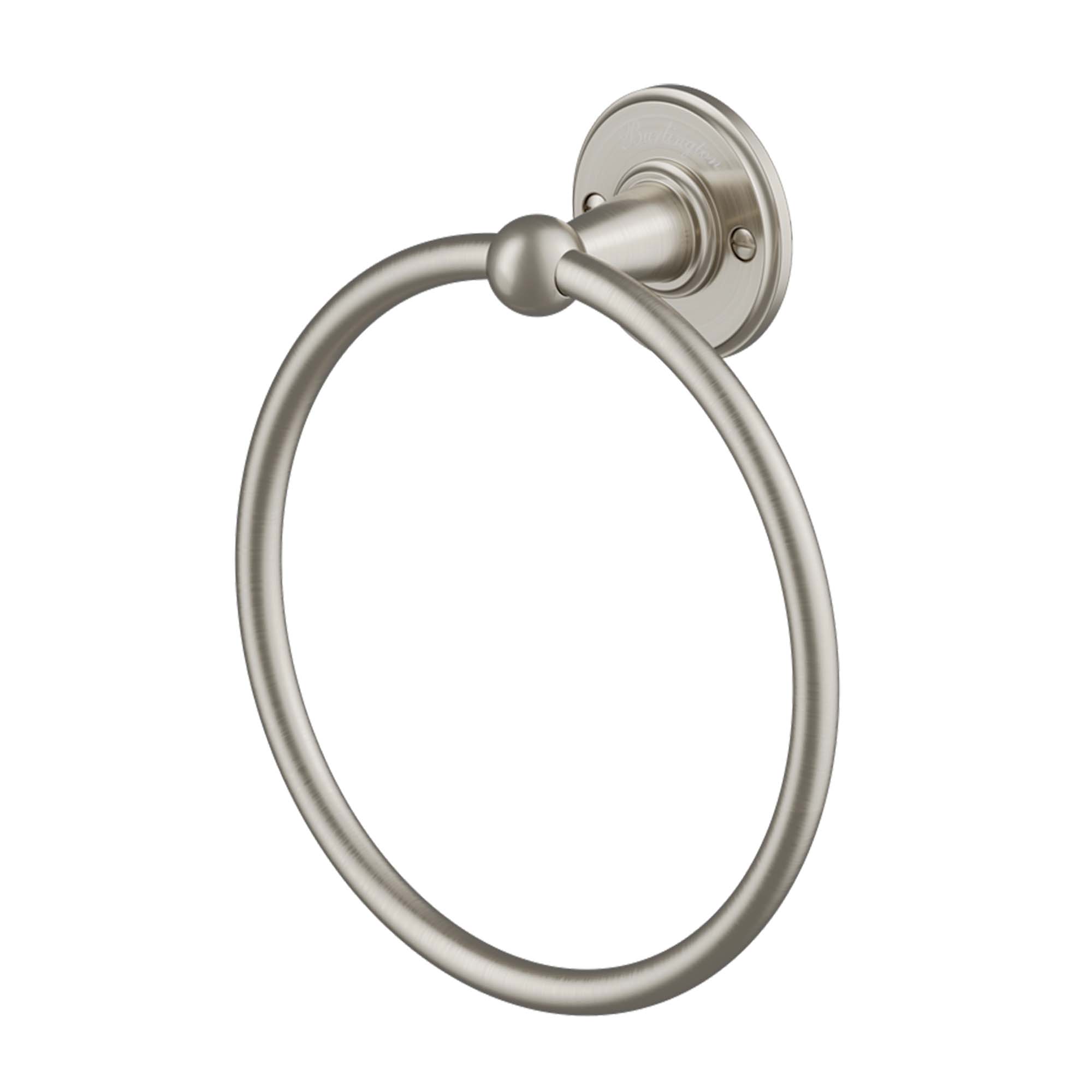 burlington towel ring brushed nickel