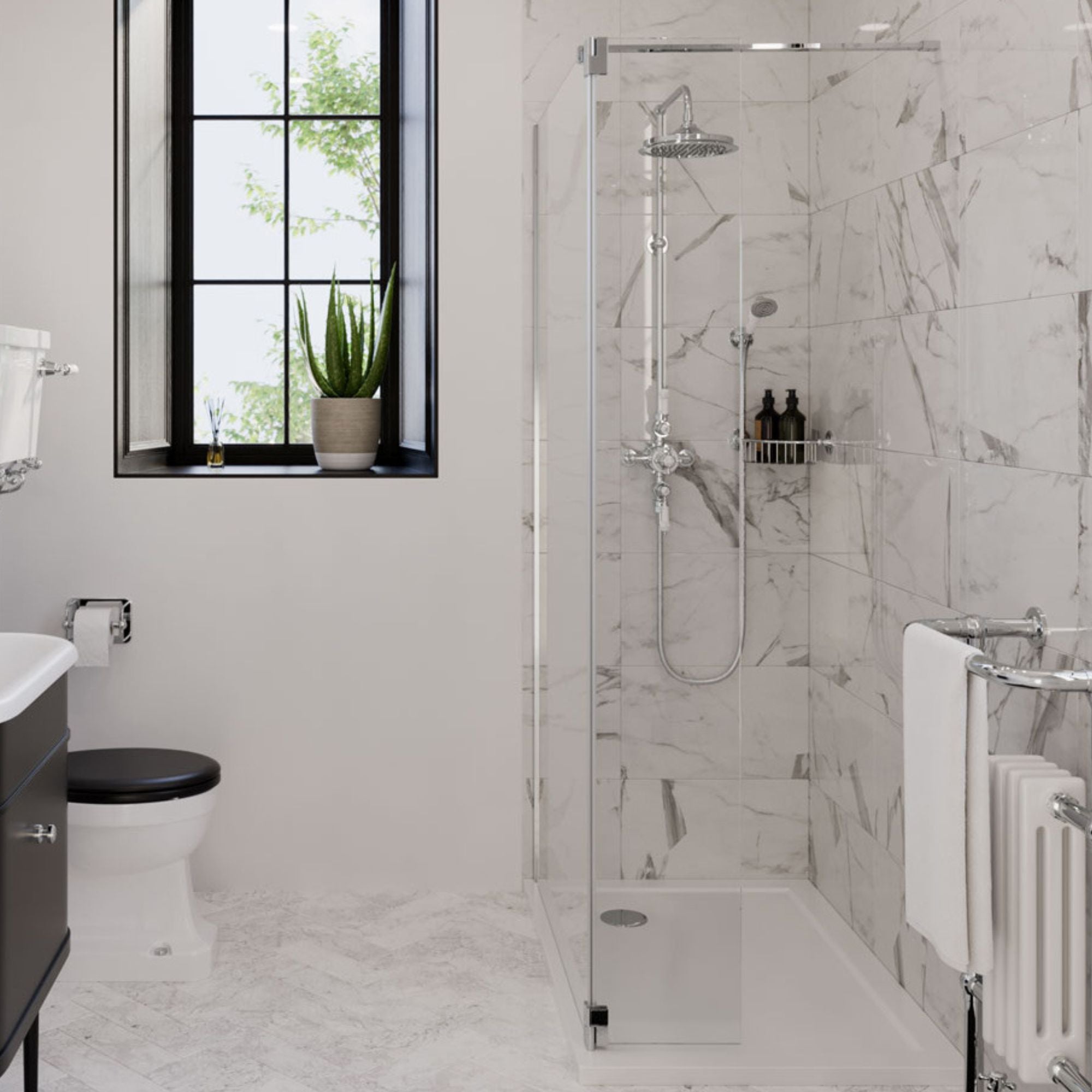 Burlington walk-in shower enclosure