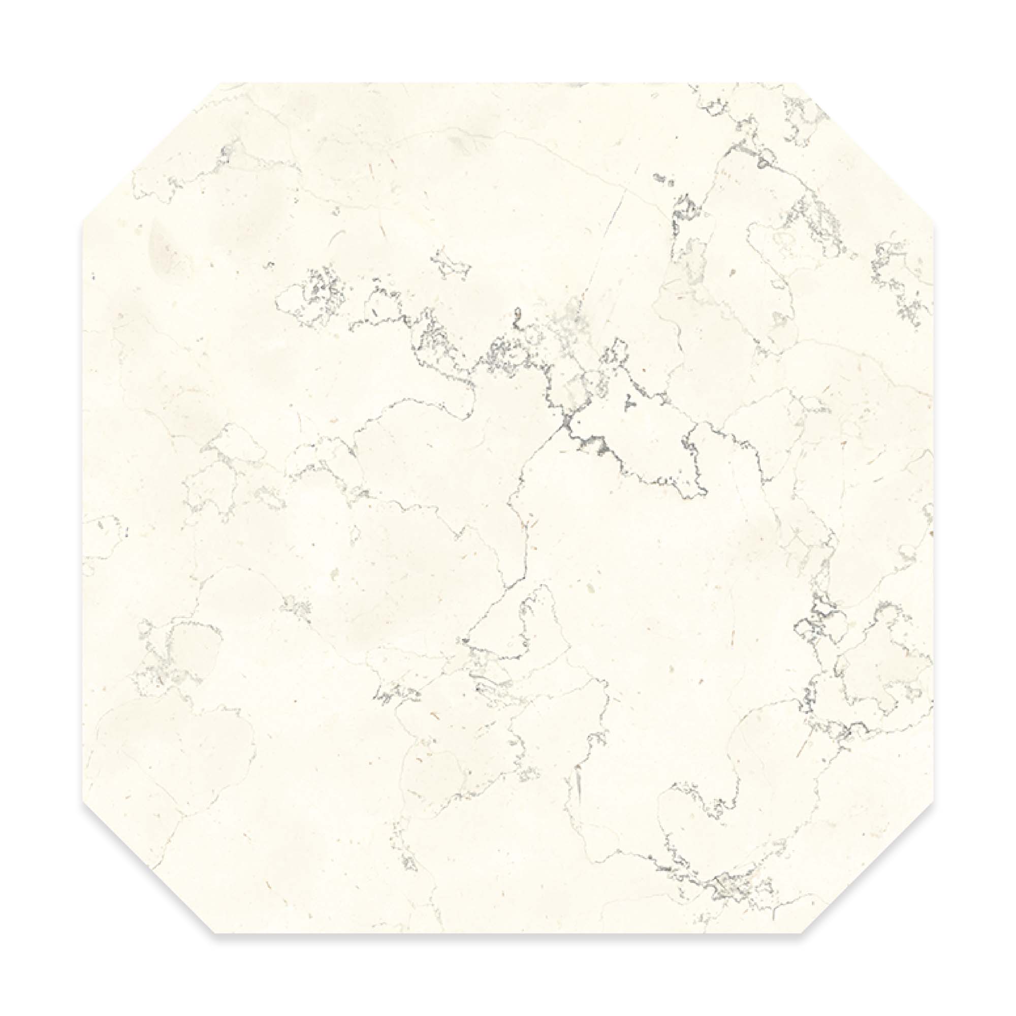chester bianco di asiago marble effect porcelain tile ottagona 20x20cm matt