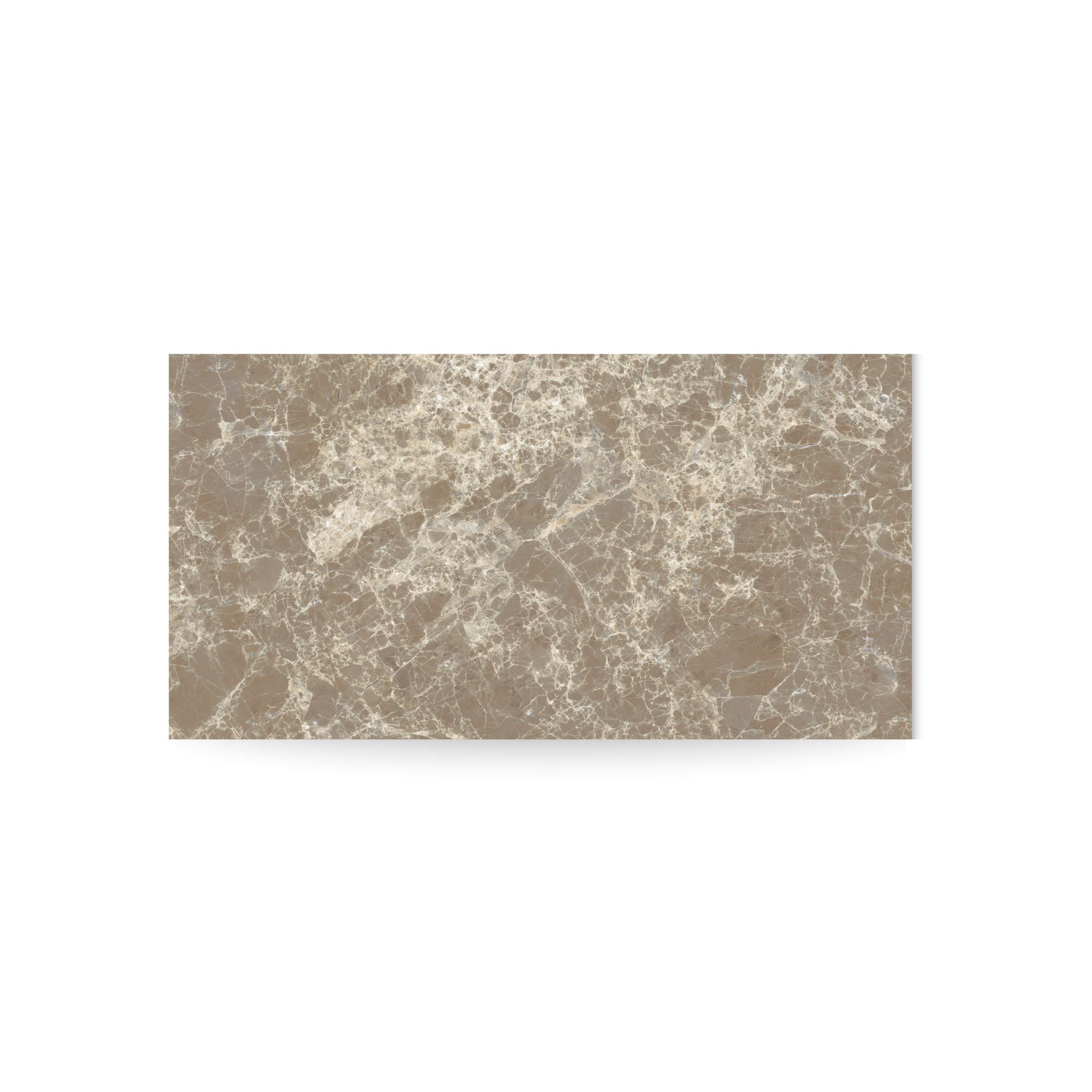 Chester Dark Emperador Marble Effect Porcelain Tile 7.5x15cm Matt