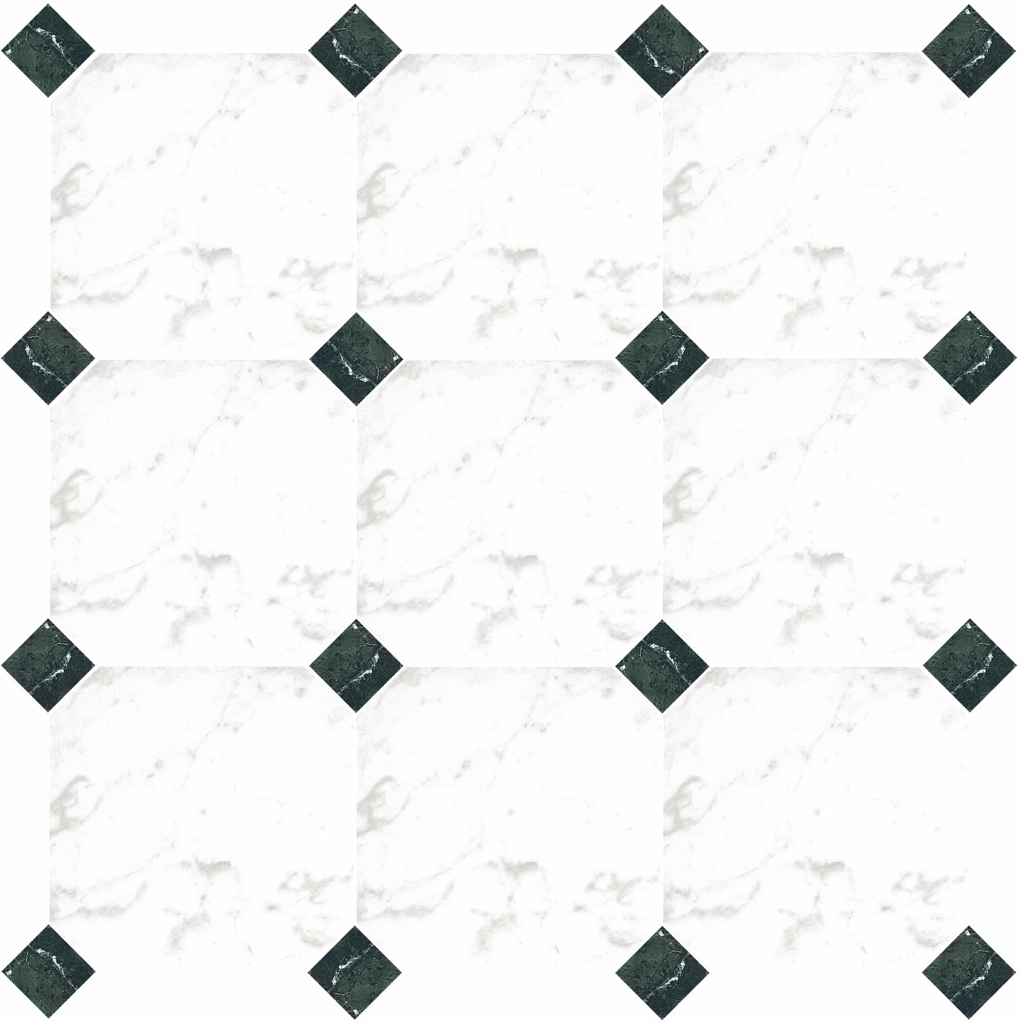 chester ottagona carrara and taco vede alpi marble effect porcelain tile