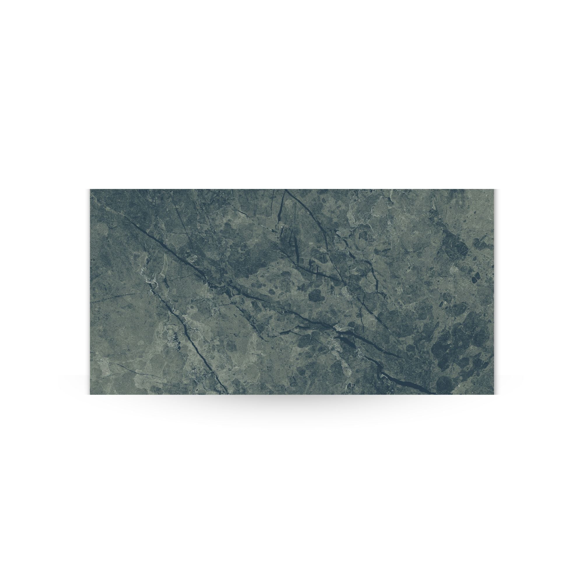 Chester Verde Guatemala Marble Effect Porcelain Tile 7.5x15cm Matt