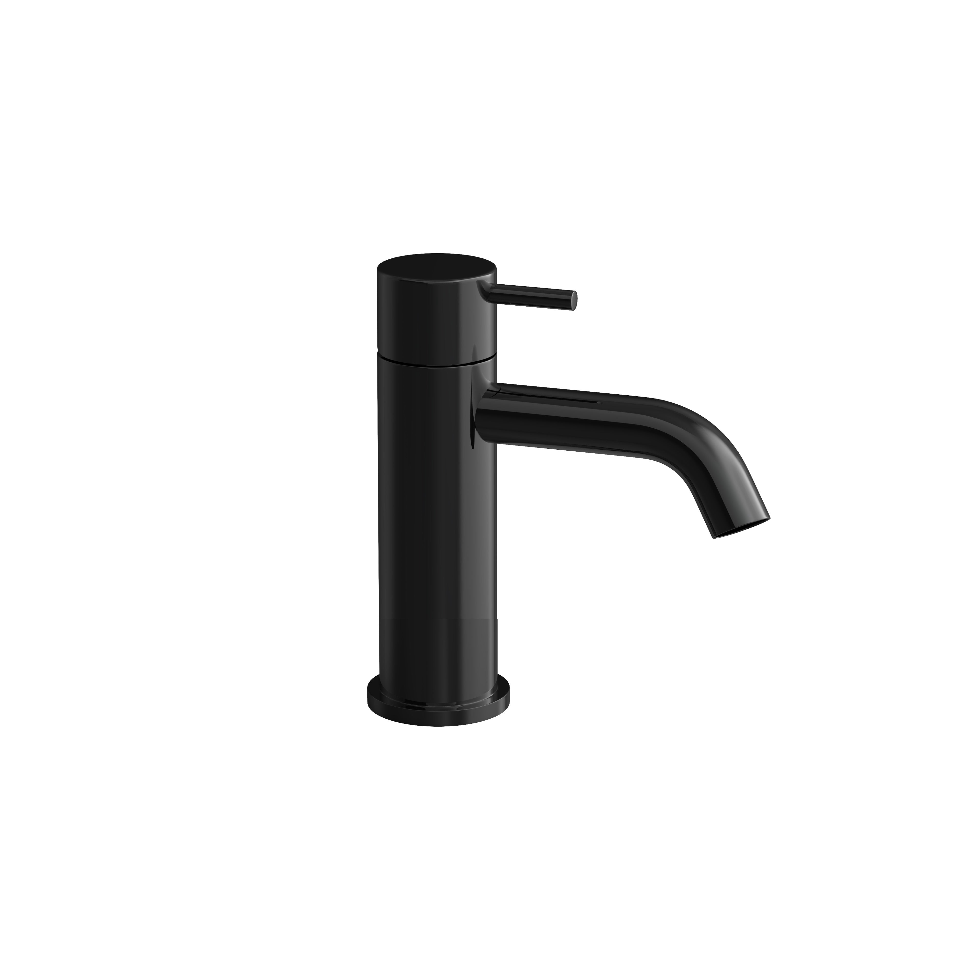 Cobber Basin Mixer Tap Curved Spout Monobloc