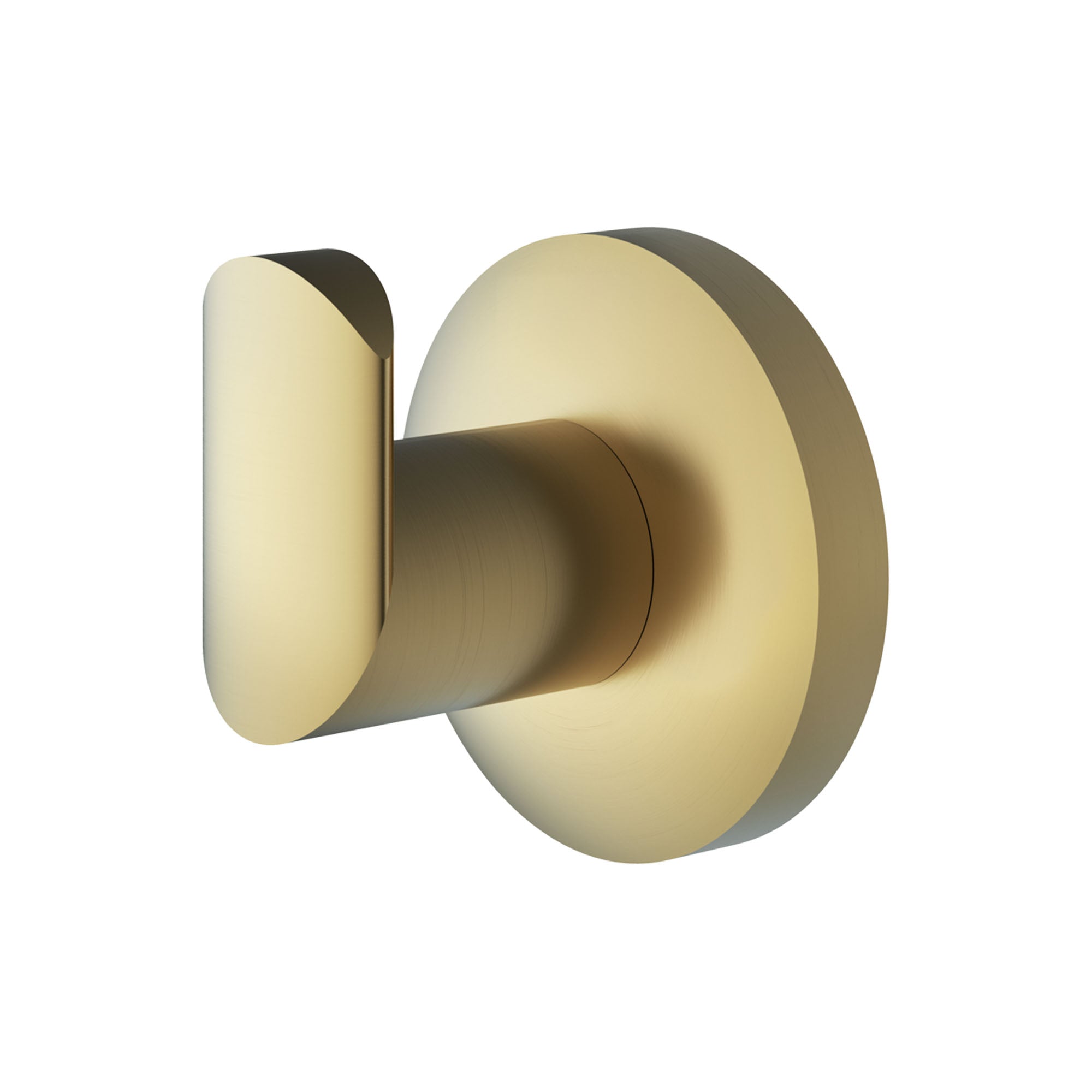 como robe hook brushed brass