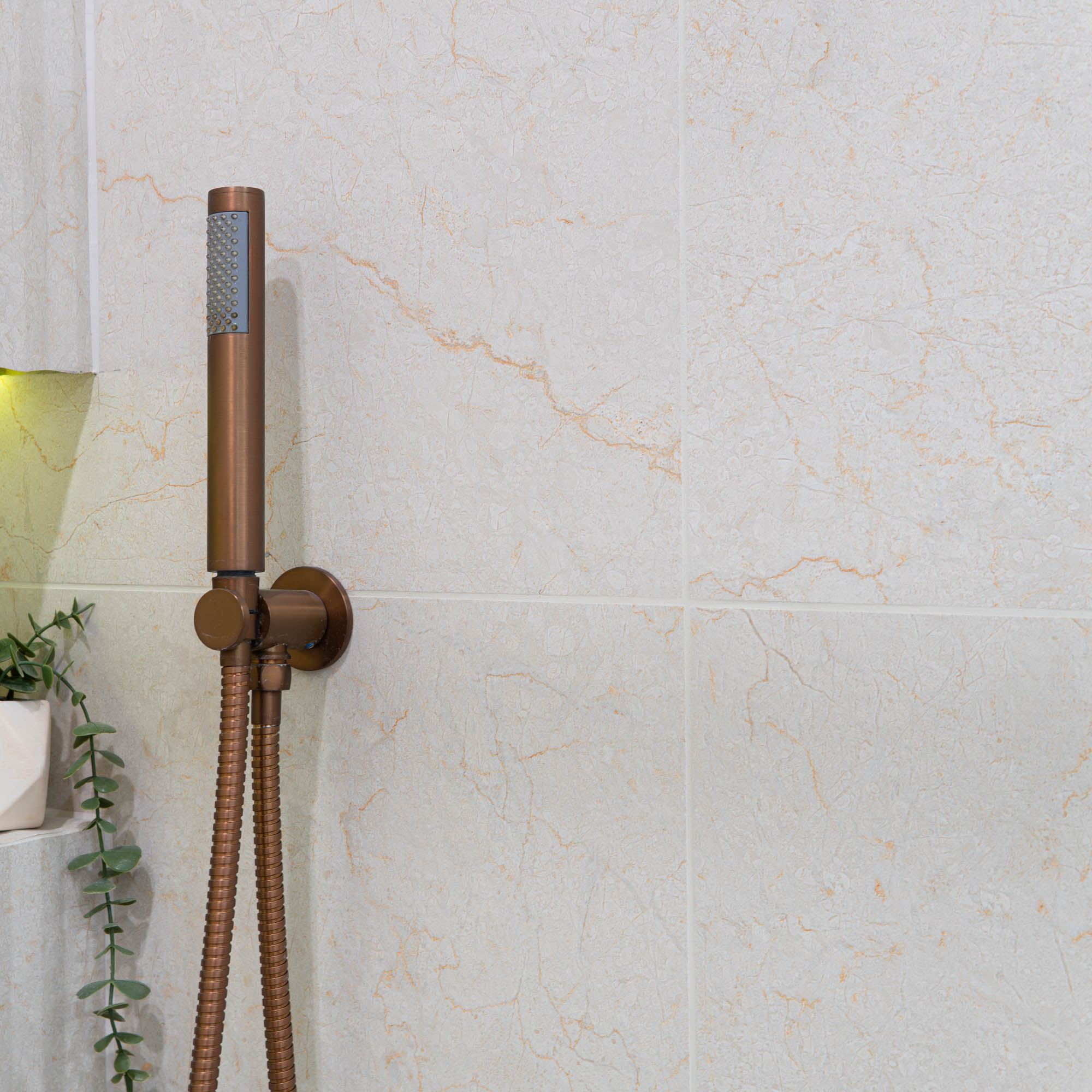 Cream-R Oasis Stone Effect Wall Tile 32x99cm Matt