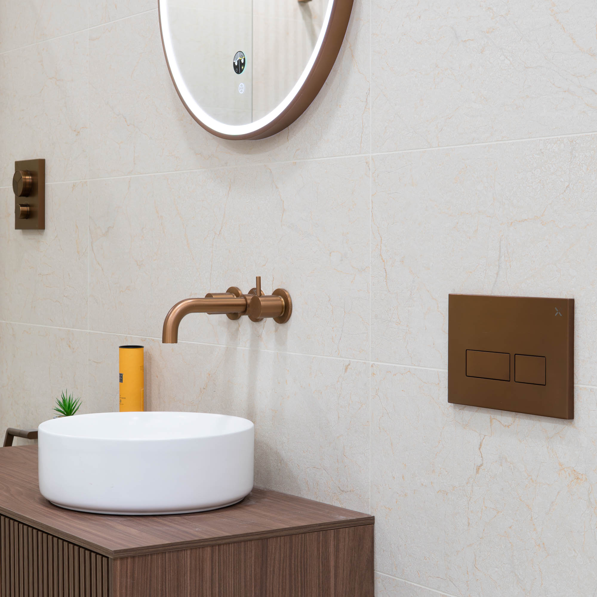 Cream-R Oasis Stone Effect Wall Tile 32x99cm Matt
