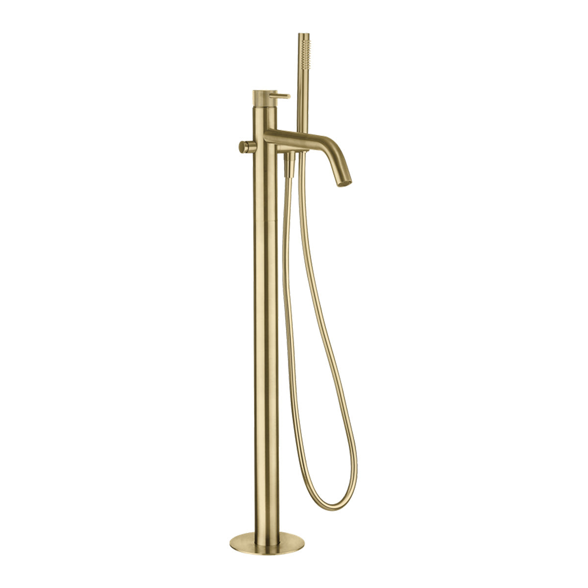 crosswater 3one6 freestanding bath shower mixer brushed brass