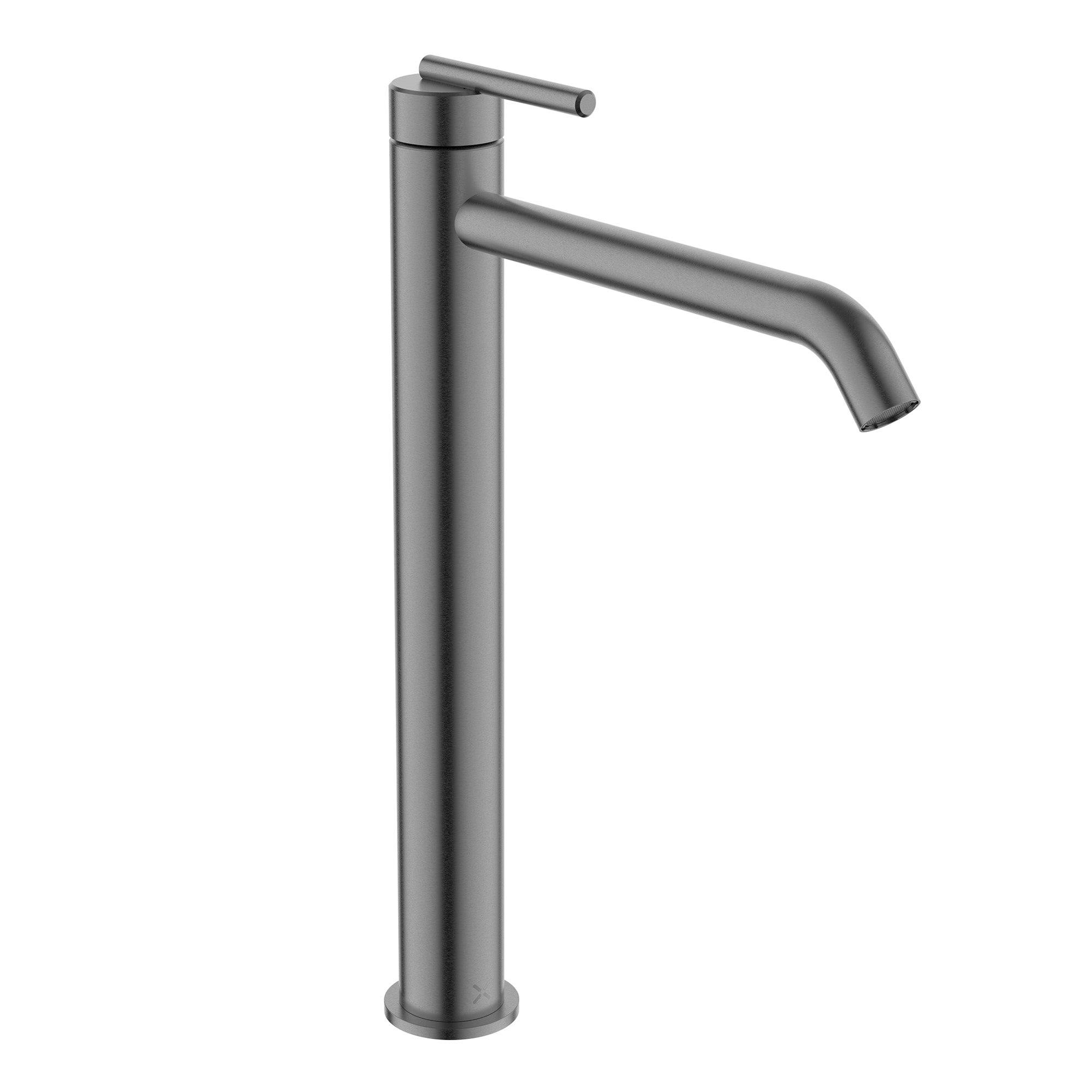 crosswater 3one6 lever tall basin monobloc tap 316 slate