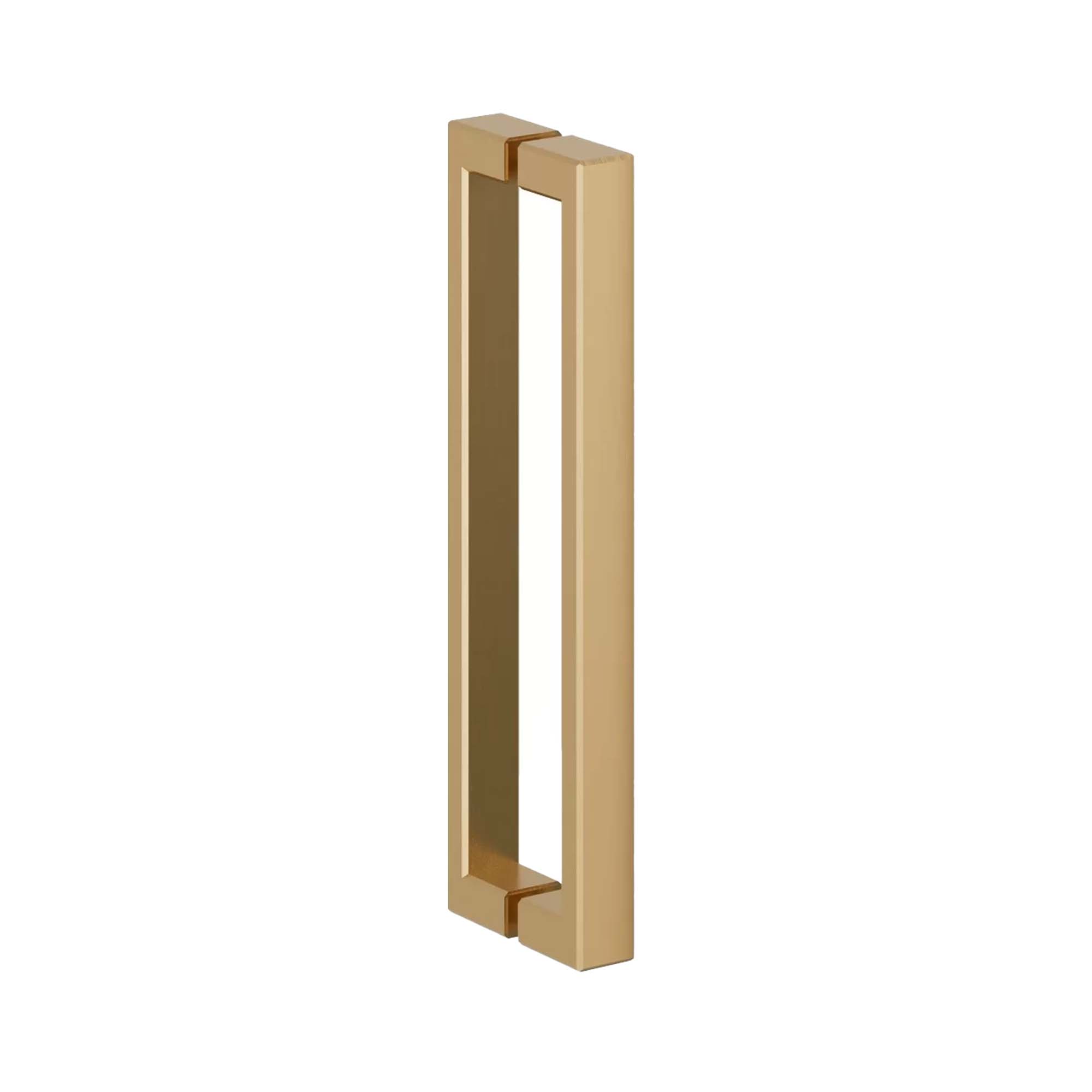 crosswater asura sleek shower door handle brushed brass