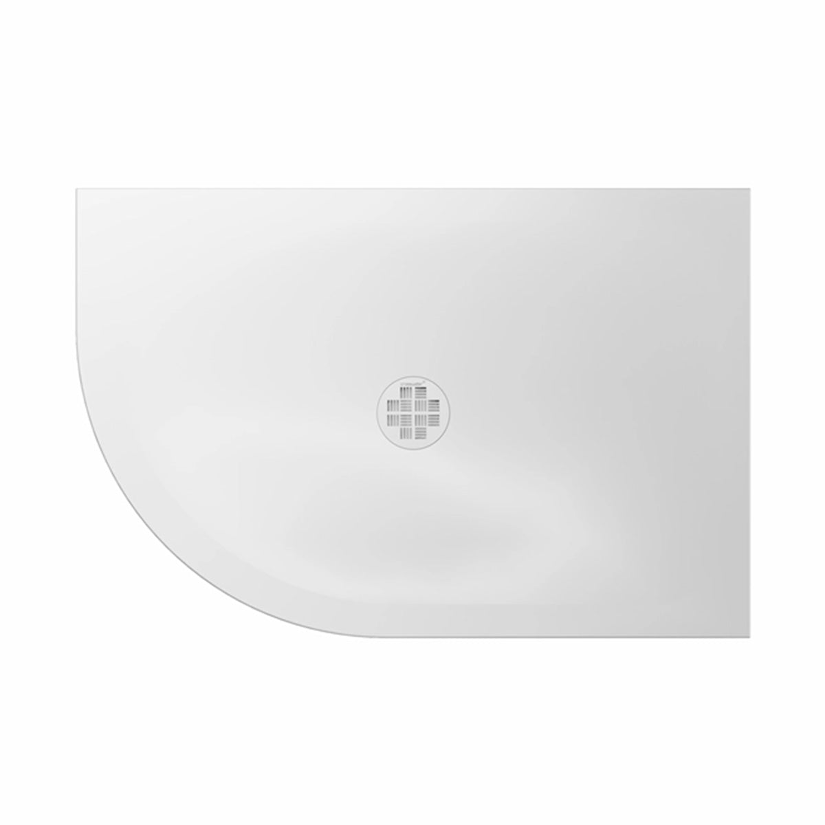crosswater creo offset quadrant shower tray LH 800x1200