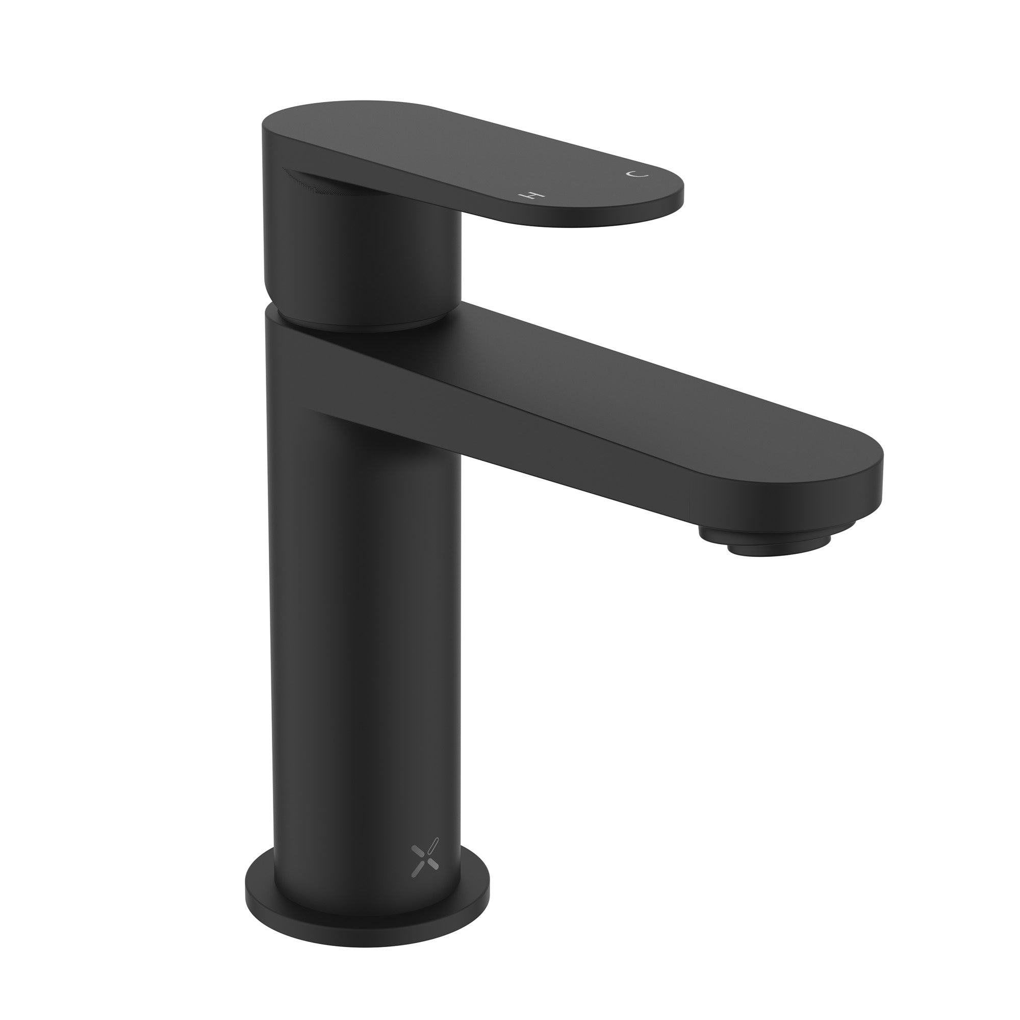 crosswater drift basin monobloc tap matt black