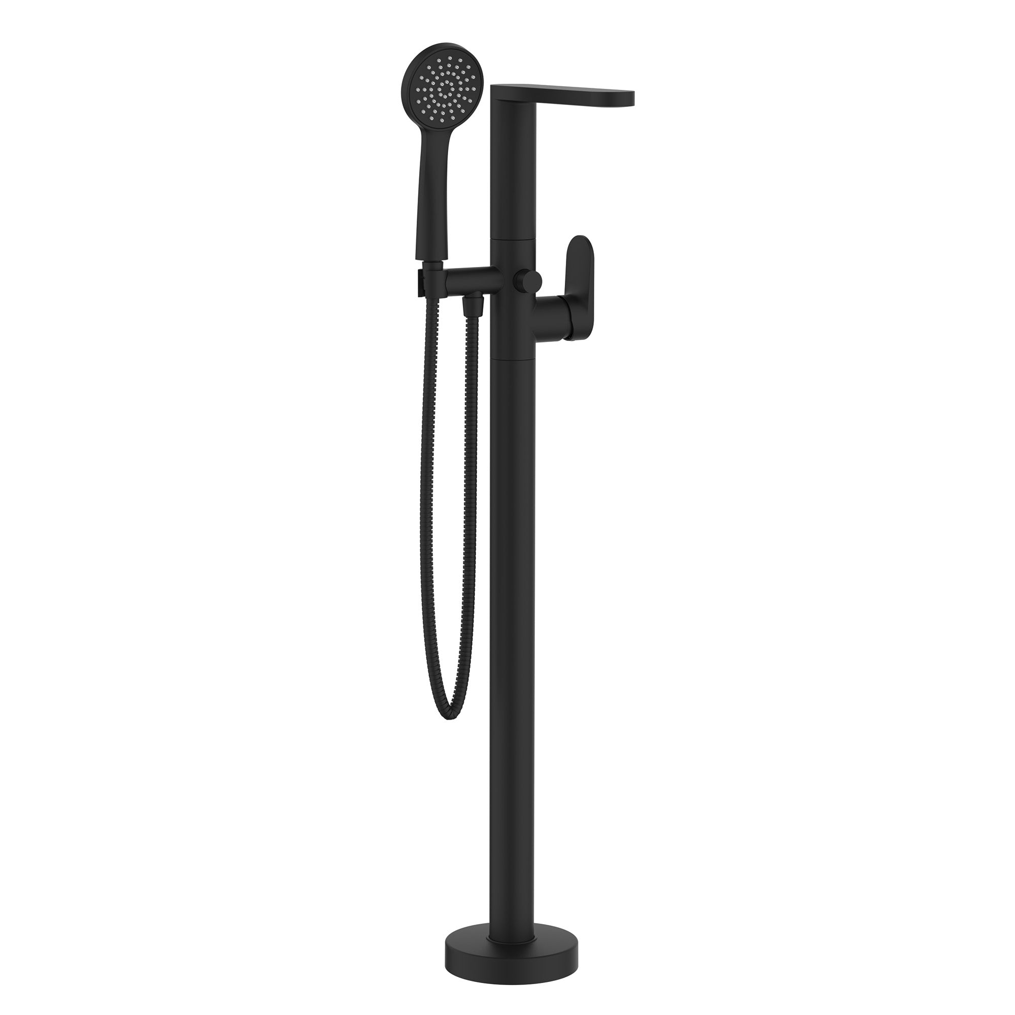 crosswater drift freestanding bath shower mixer matt black