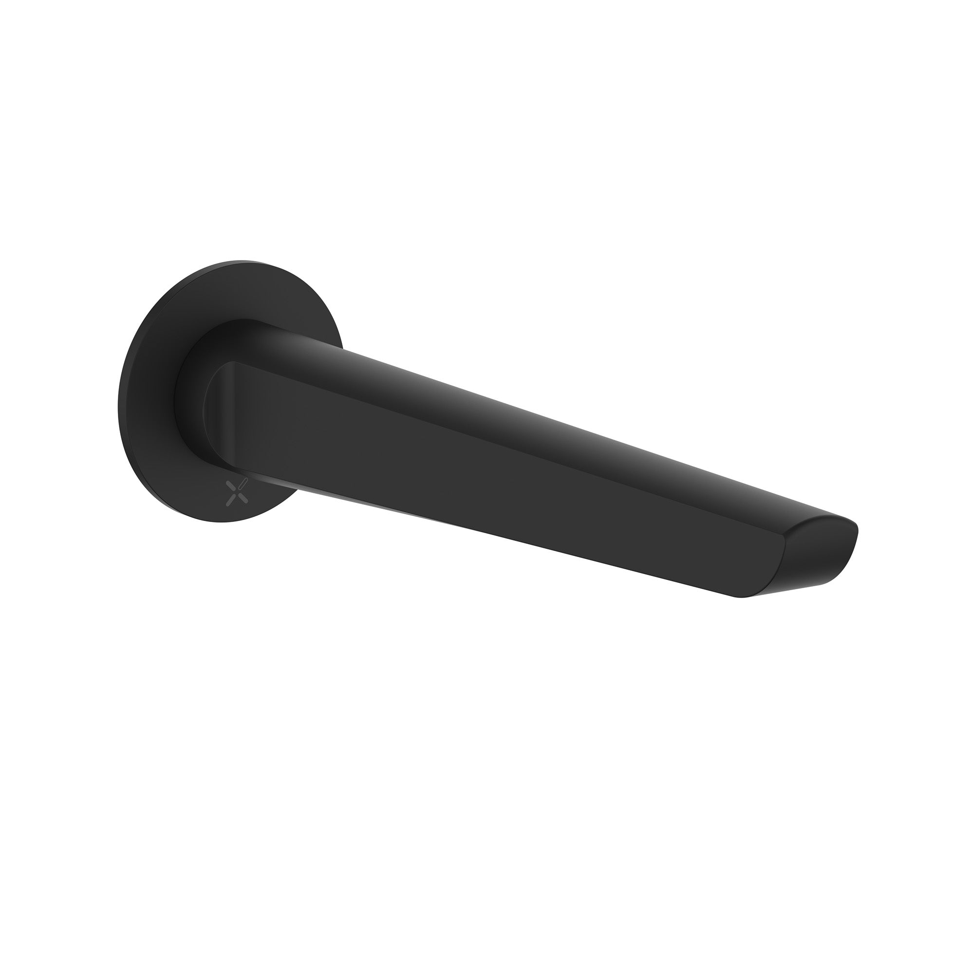 crosswater foile bath spout matt black
