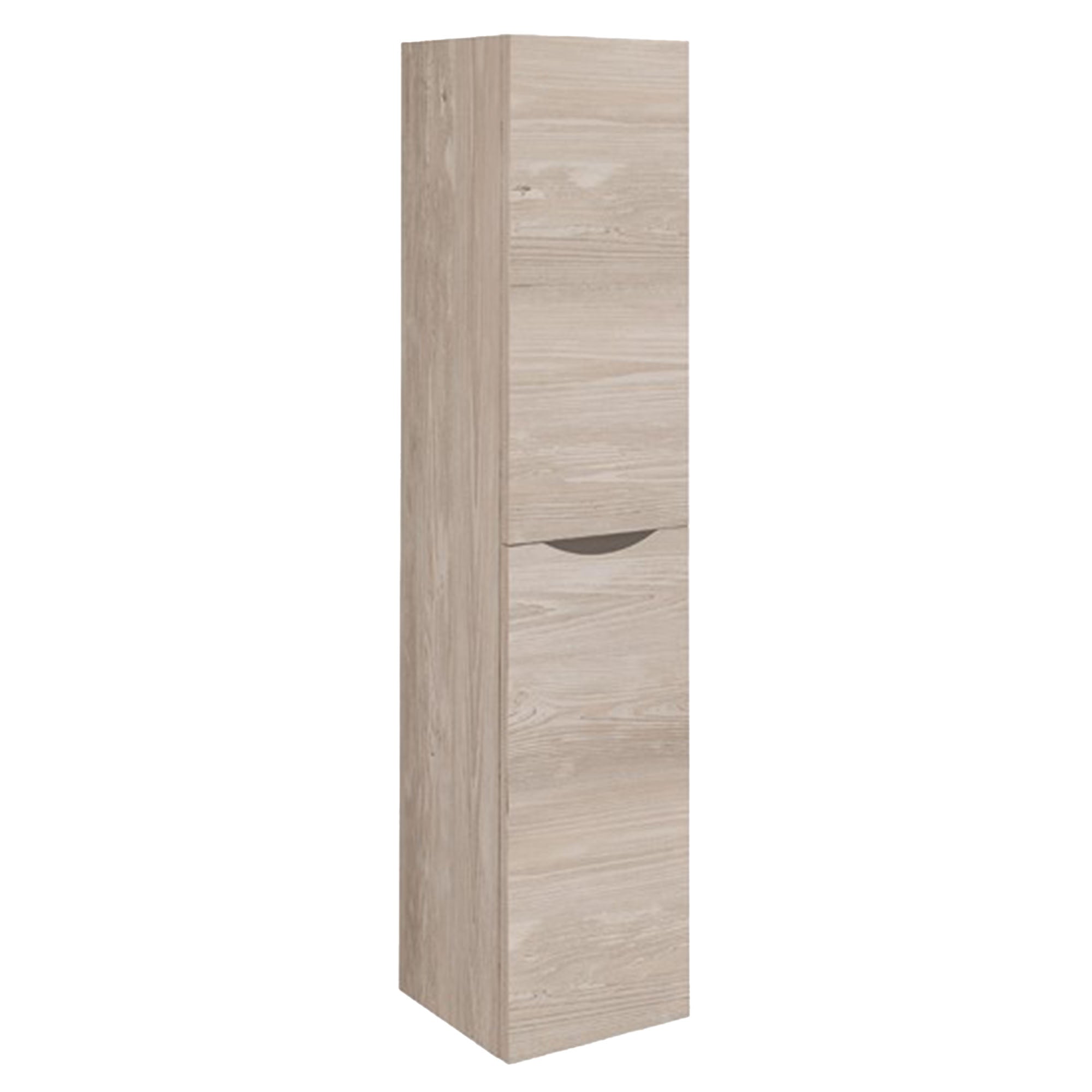 crosswater glide 2 wall hung tall cabinet nordic oak