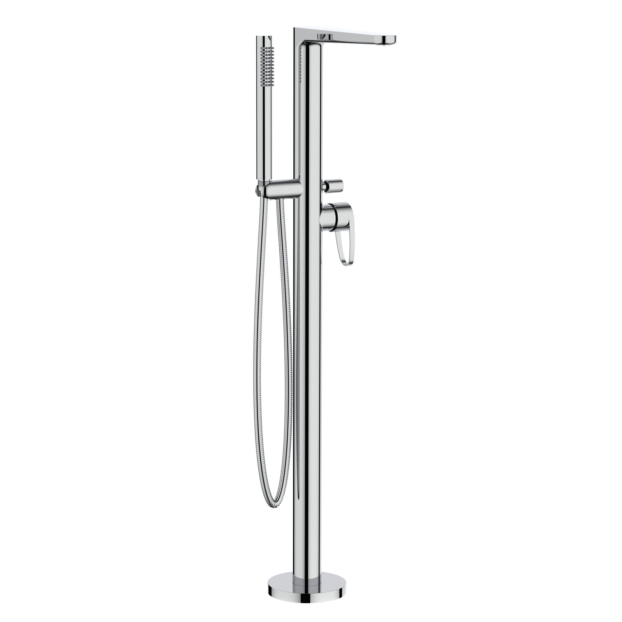crosswater lazo freestanding bath shower mixer chrome