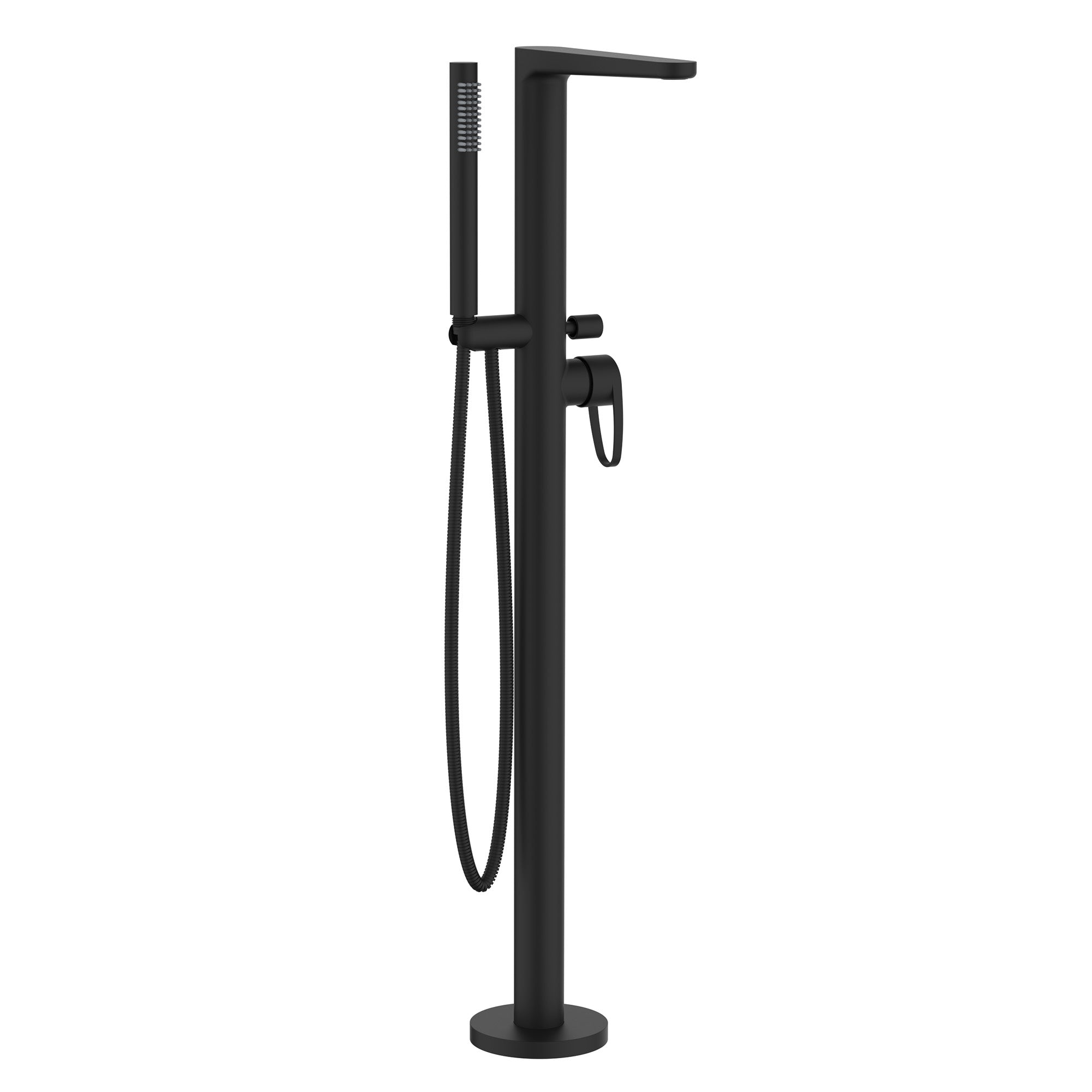 crosswater lazo freestanding bath shower mixer matt black