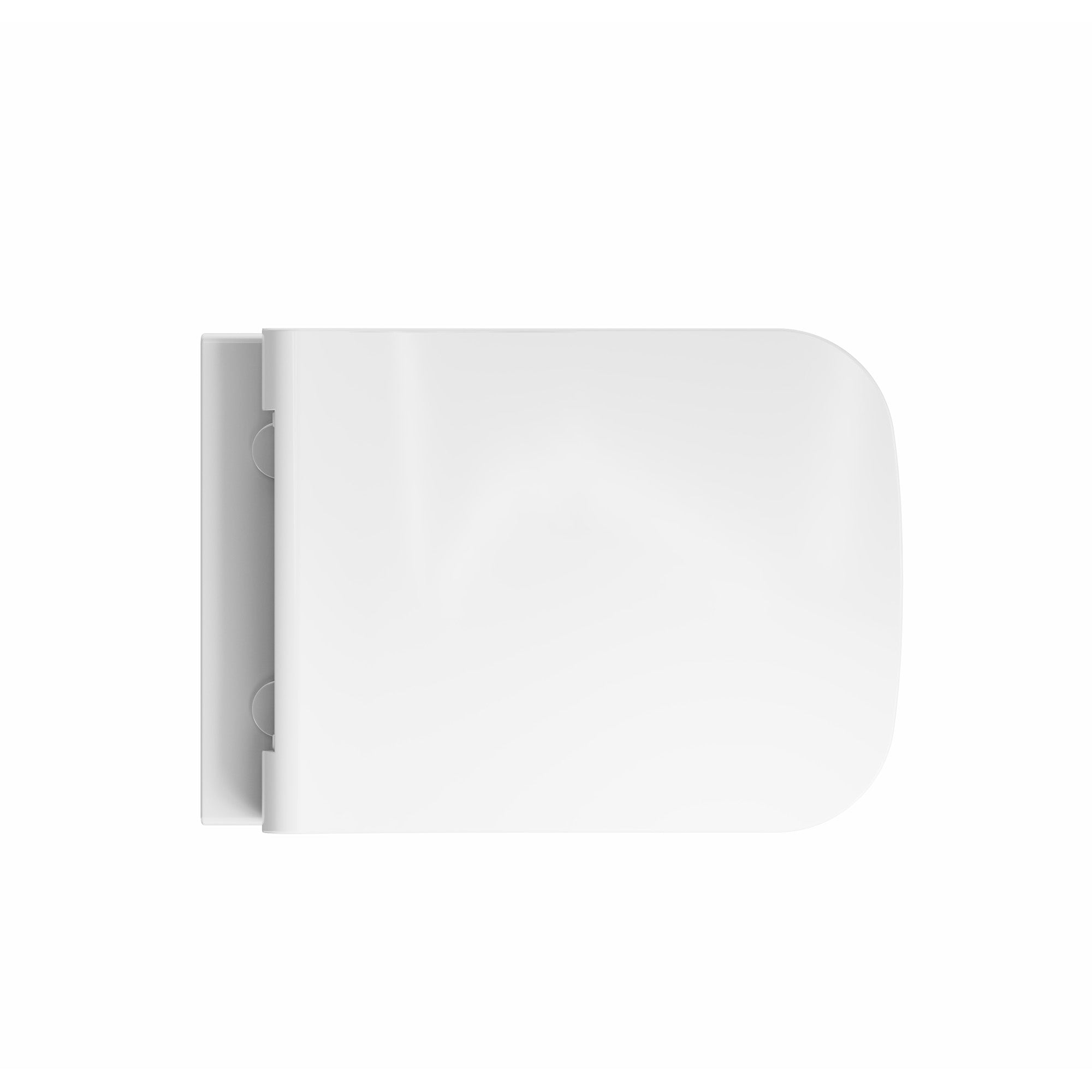 crosswater libra wall hung wc pan and square slim seat gloss white