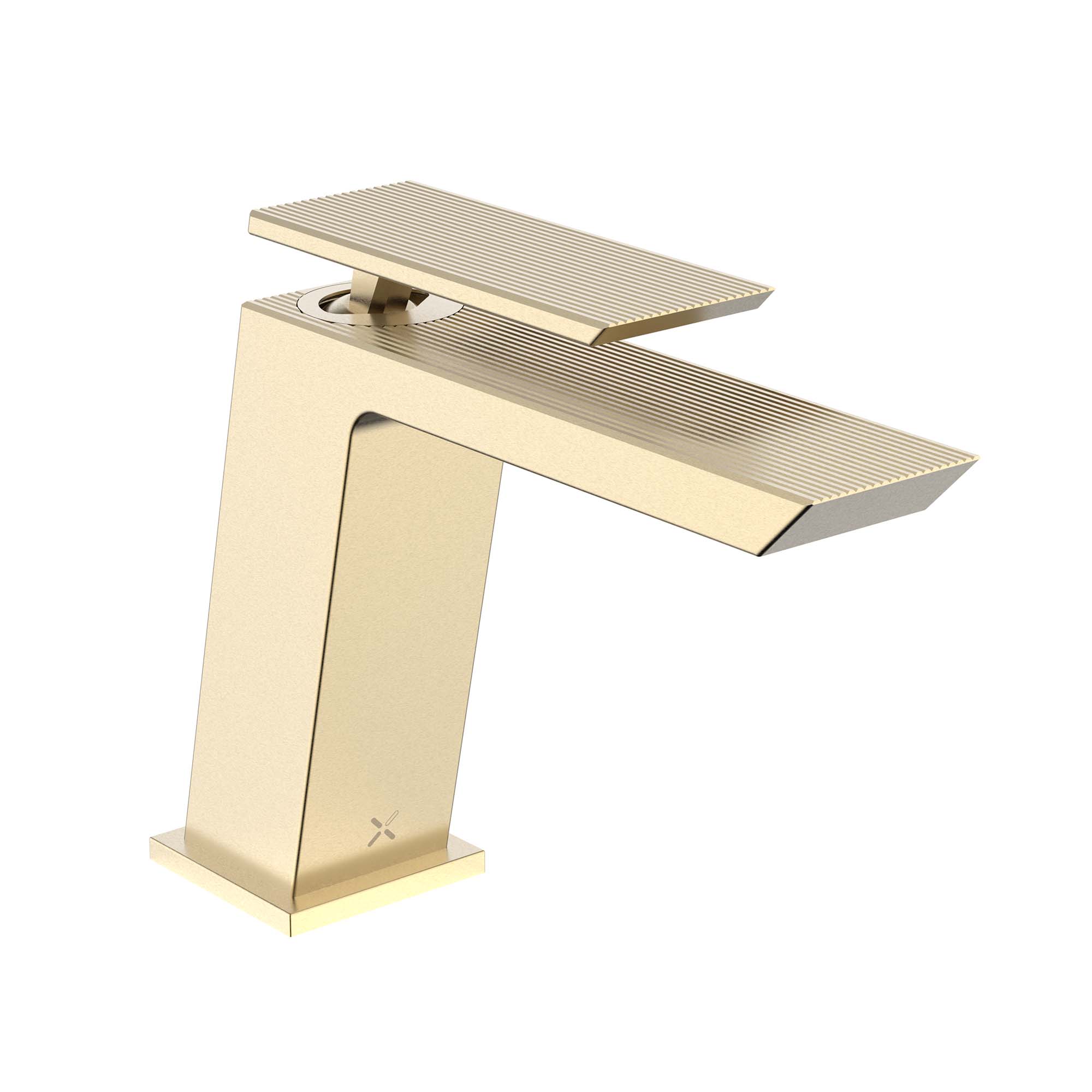 crosswater limit basin mixer tap monobloc brushed brass