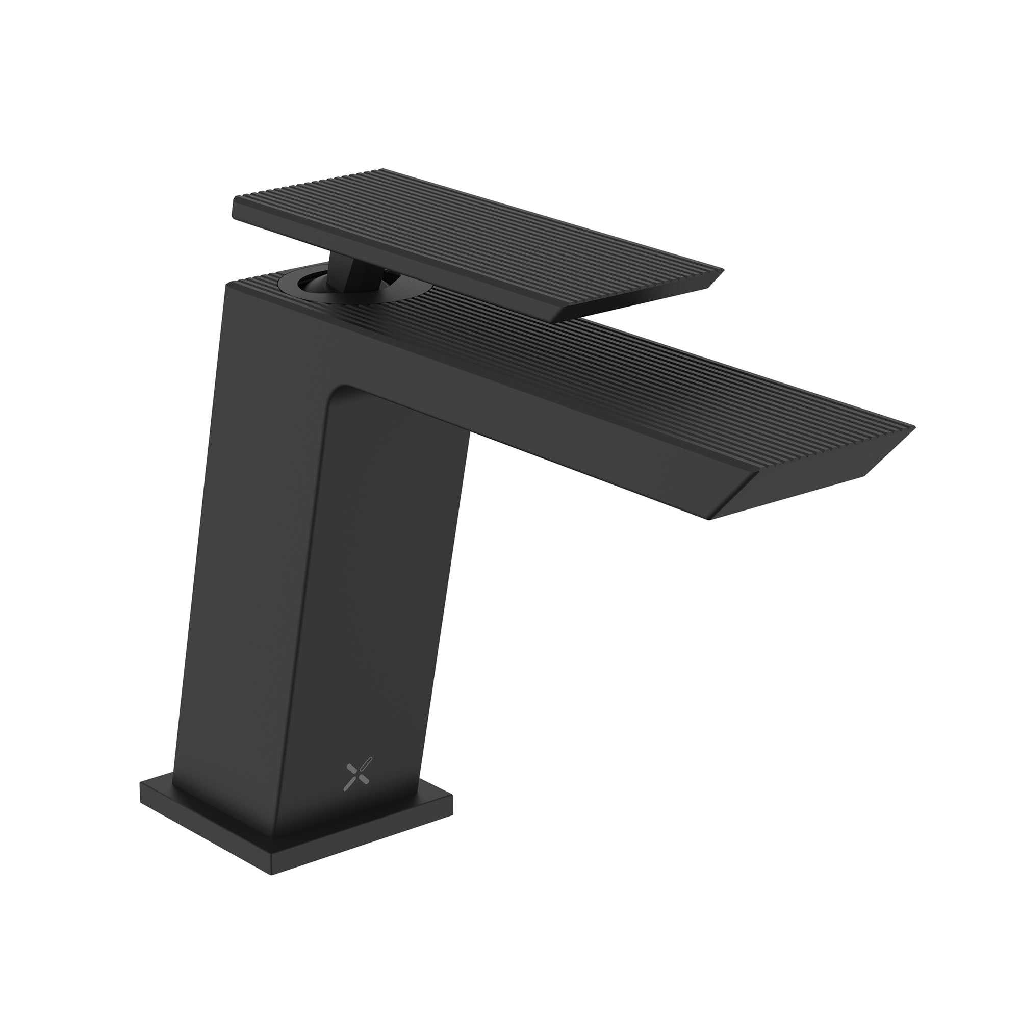 crosswater limit basin mixer tap monobloc matt black