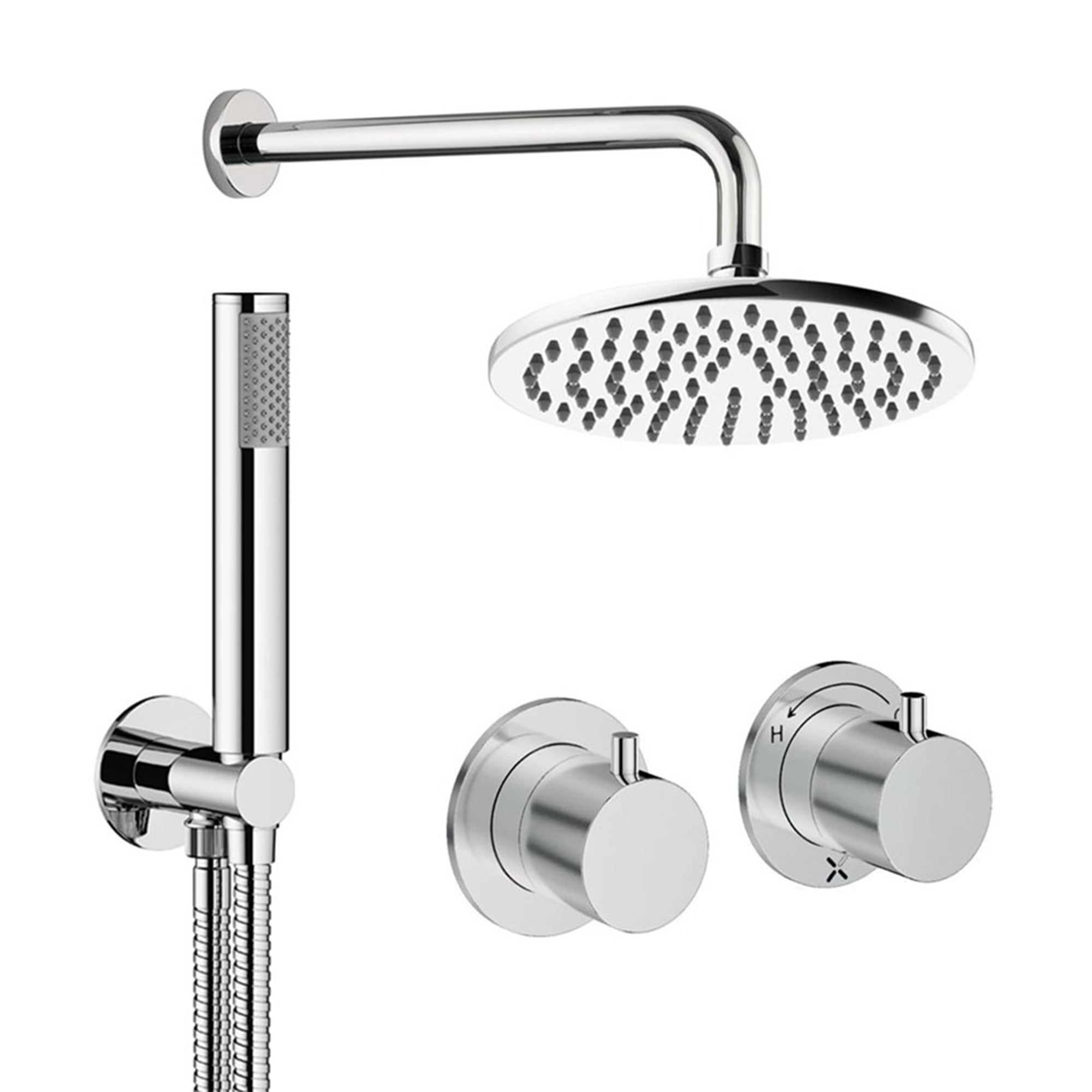 crosswater module shower set 1 200mm chrome